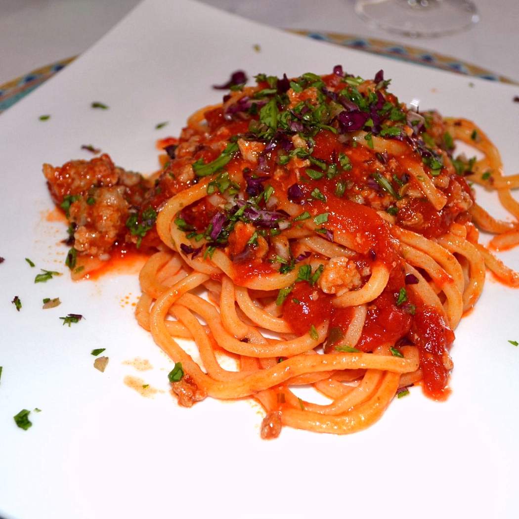 Sugo con asparagi selvatici