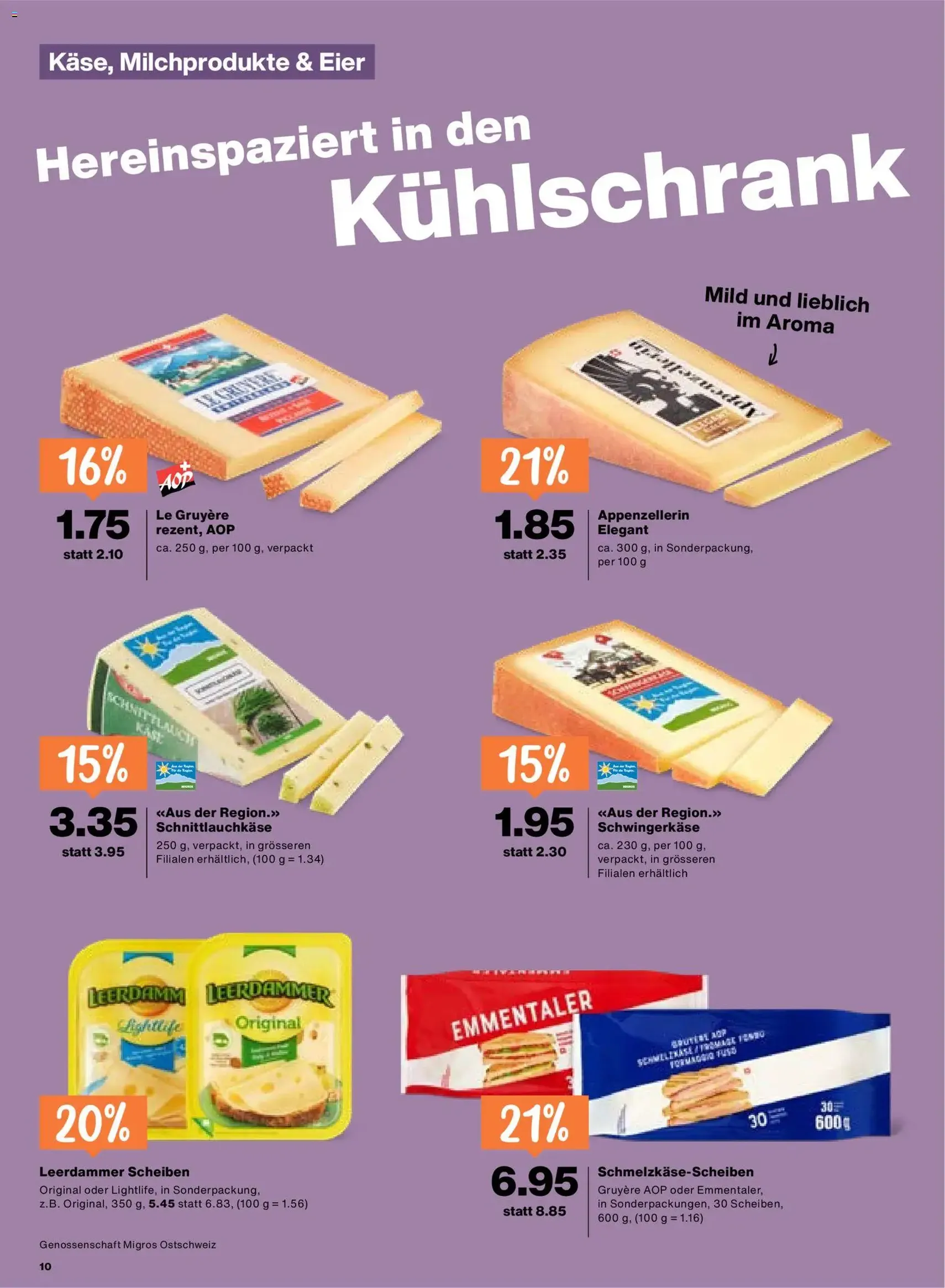 Migros aktionen - Gültiger Prospekt ab 11.06.2026, Seite 10 von insgesamt 24