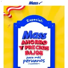 Vista previa del folleto Catálogo Mass - Especial Fiestas Patrias válido desde 14/07/2025