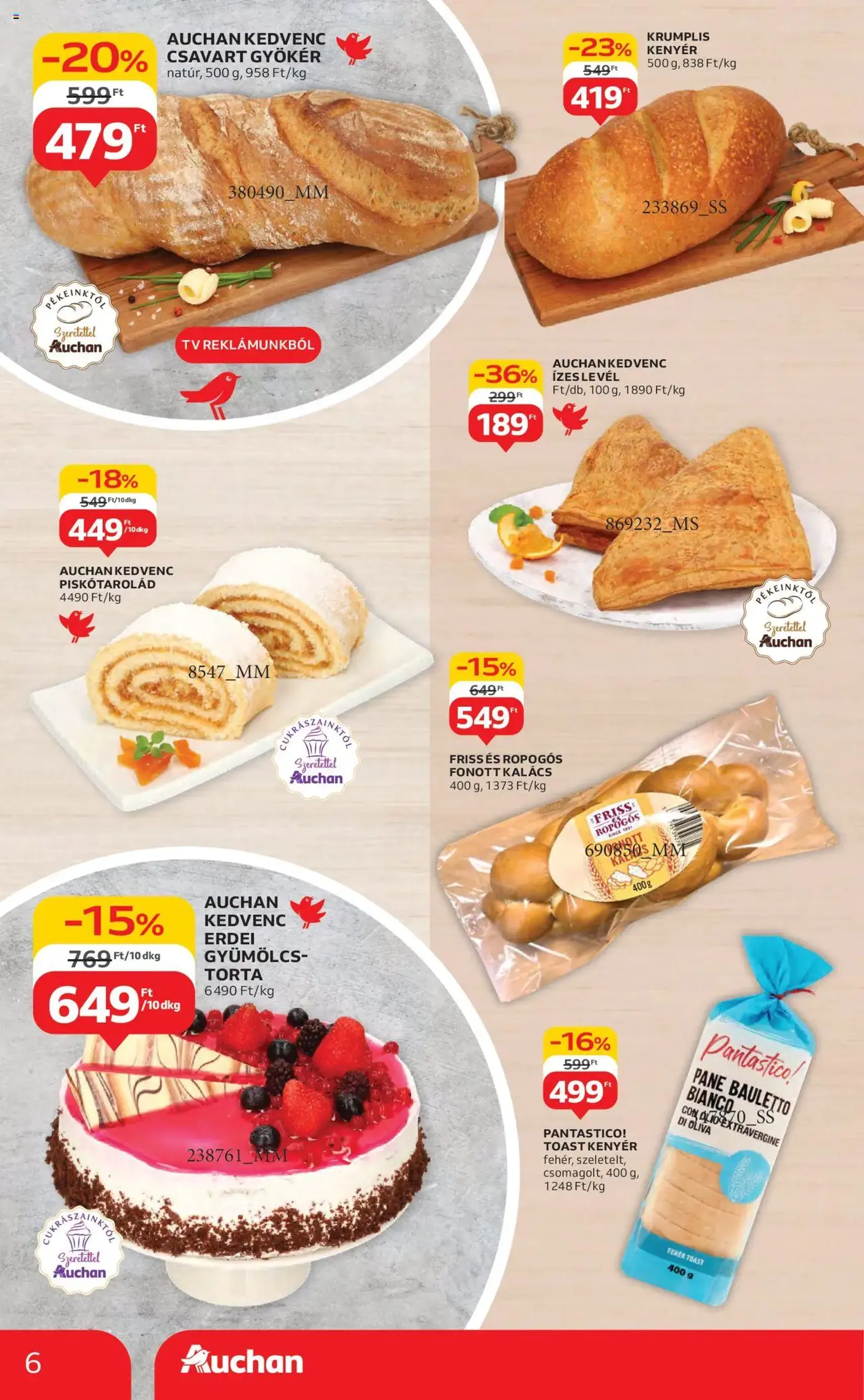 Auchan Akciós újság - 2025.07.17. érvényes szórólap 6 oldal 44 oldalból Auchan Akciós újság - 2025.07.17. érvényes szórólap 6 oldal 44 oldalból