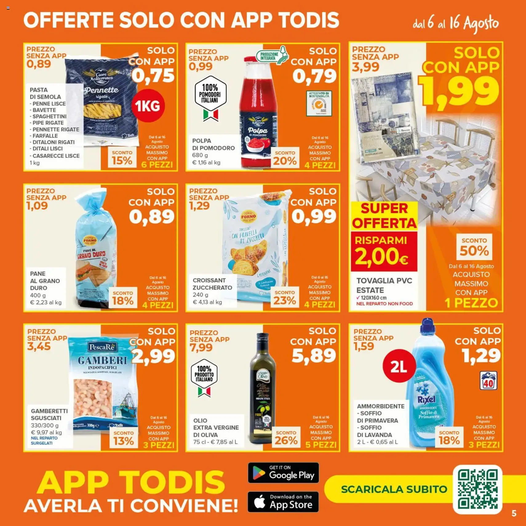Todis volantino - volantino valido dal 06/08/2026 pagina 5 di 20