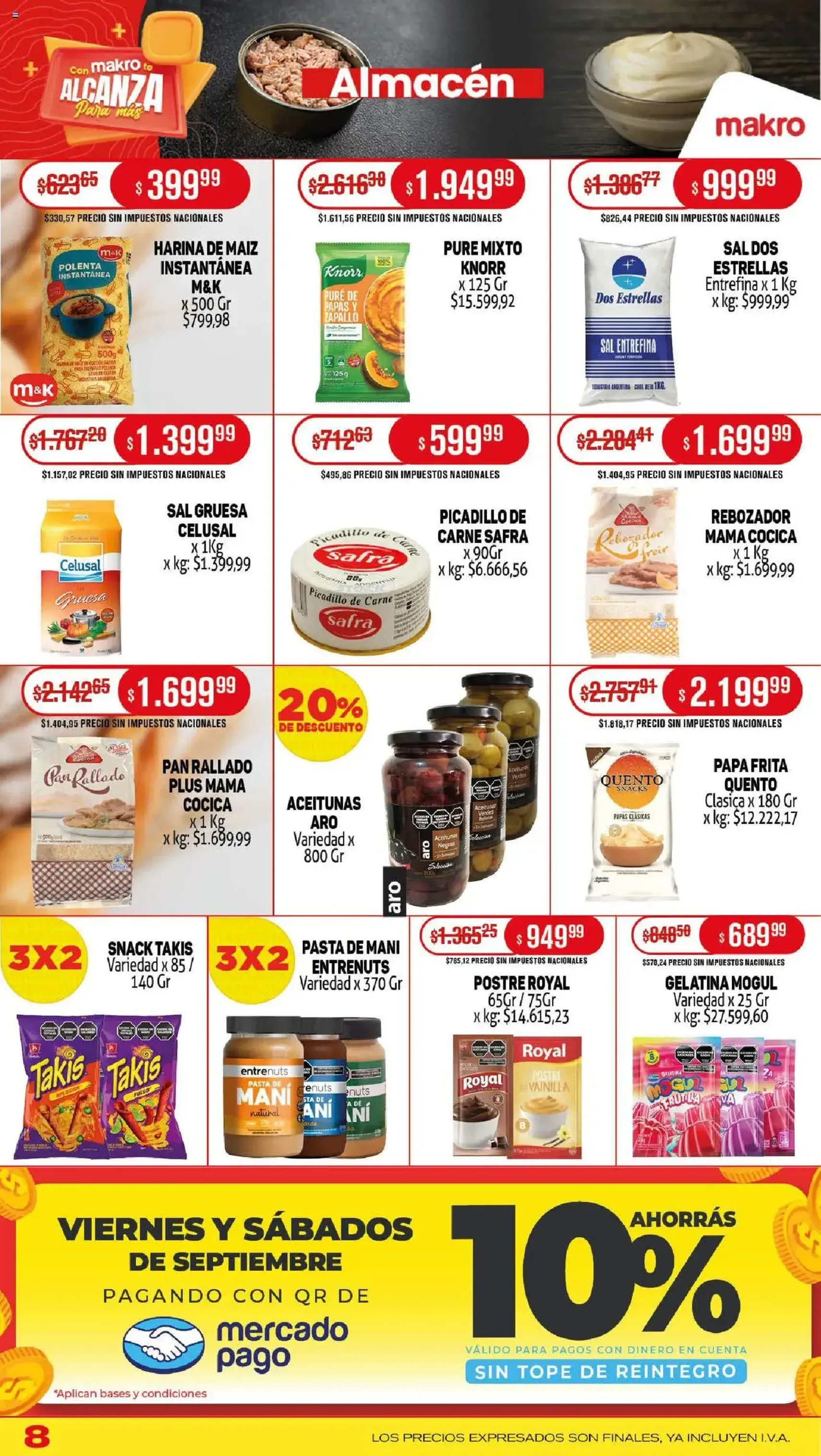 Makro ofertas - folleto válido desde 25/09/2025 página 8 de 20