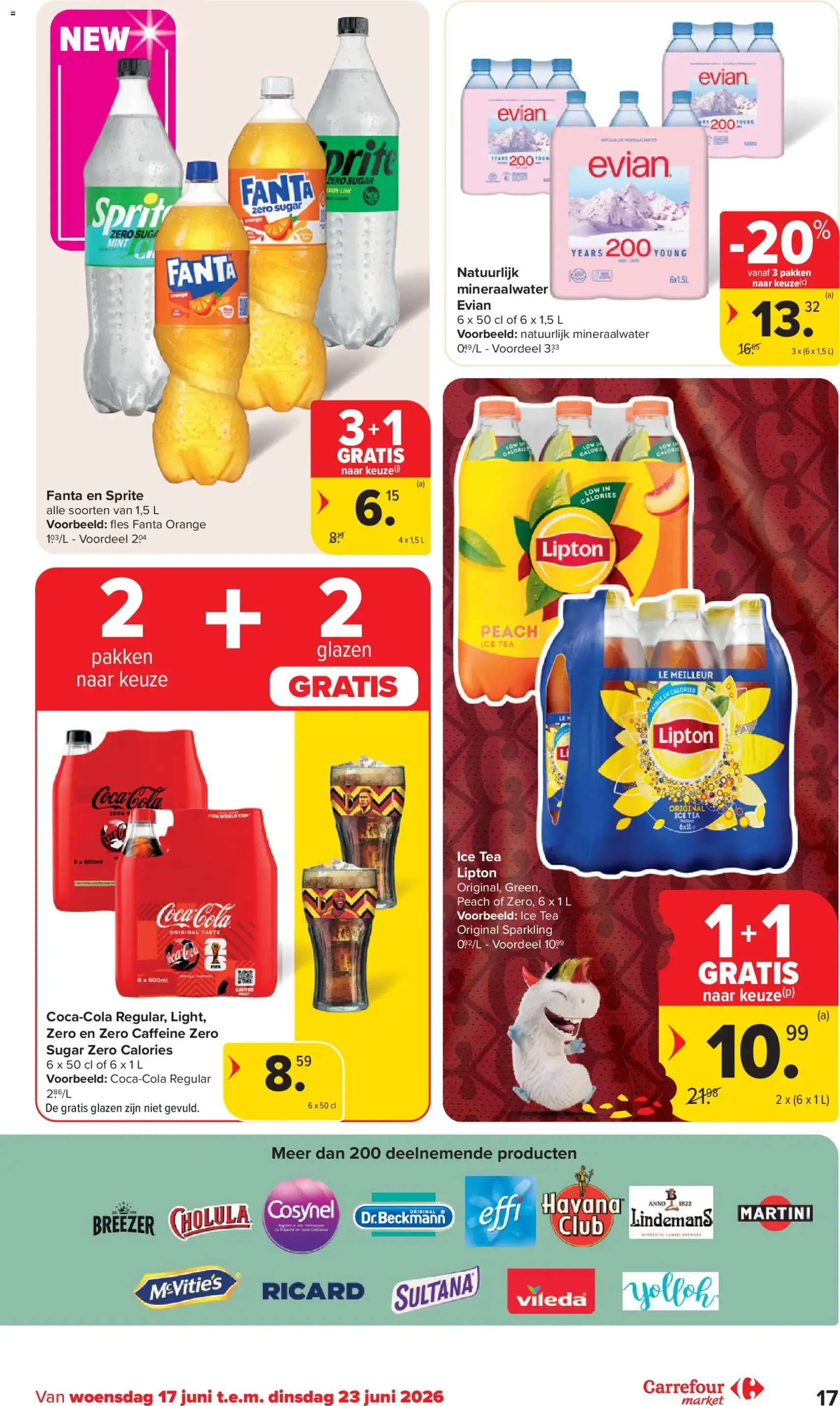 Carrefour market Folder week 25 - geldige folder vanaf 17/06/2026 pagina 17 van 24