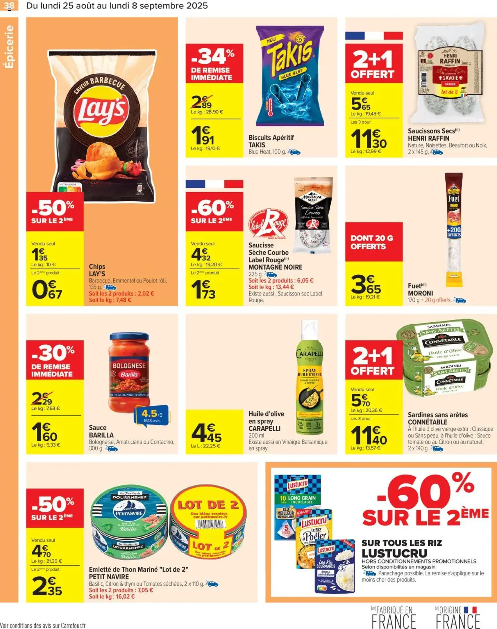 Carrefour catalogue semaine 35 - brochure valable à partir du 25/08/2025, page 40 sur 72 Carrefour catalogue semaine 35 - brochure valable à partir du 25/08/2025, page 40 sur 72