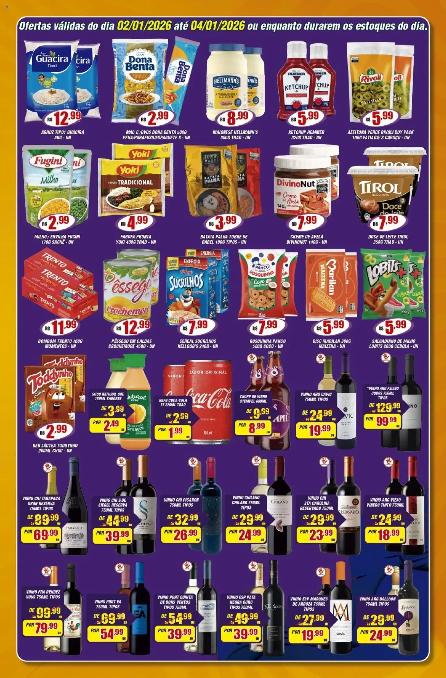Violeta Supermercados - Ofertas da semana - folheto válido a partir de 02/01/2026 página 3 de 4