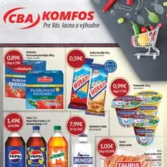 CBA Komfos leták - náhľad letáku platný od 02.07.2026