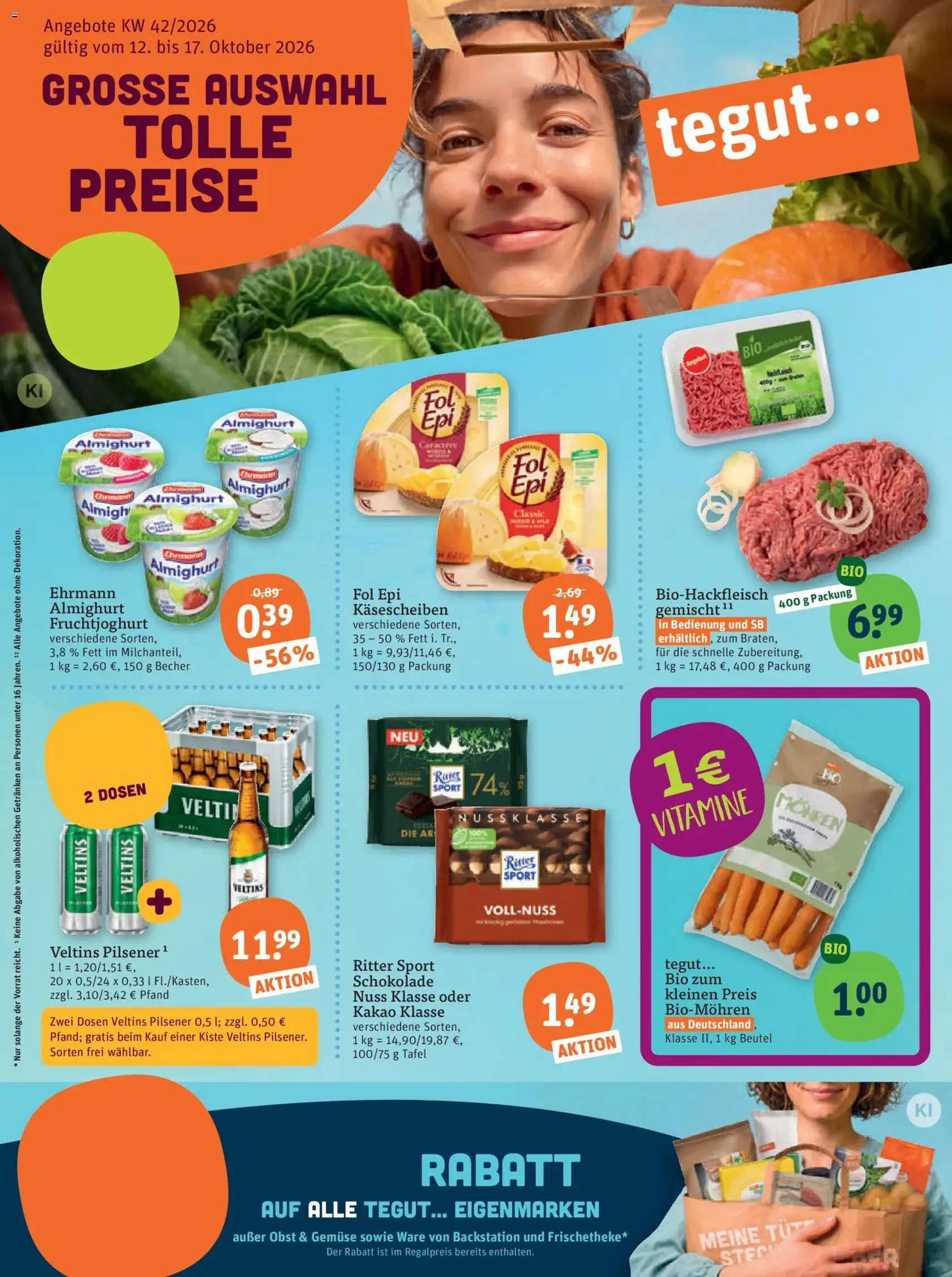 Tegut Prospekt - Gültiger Prospekt ab 12.10.2026, Seite 3 von insgesamt 23