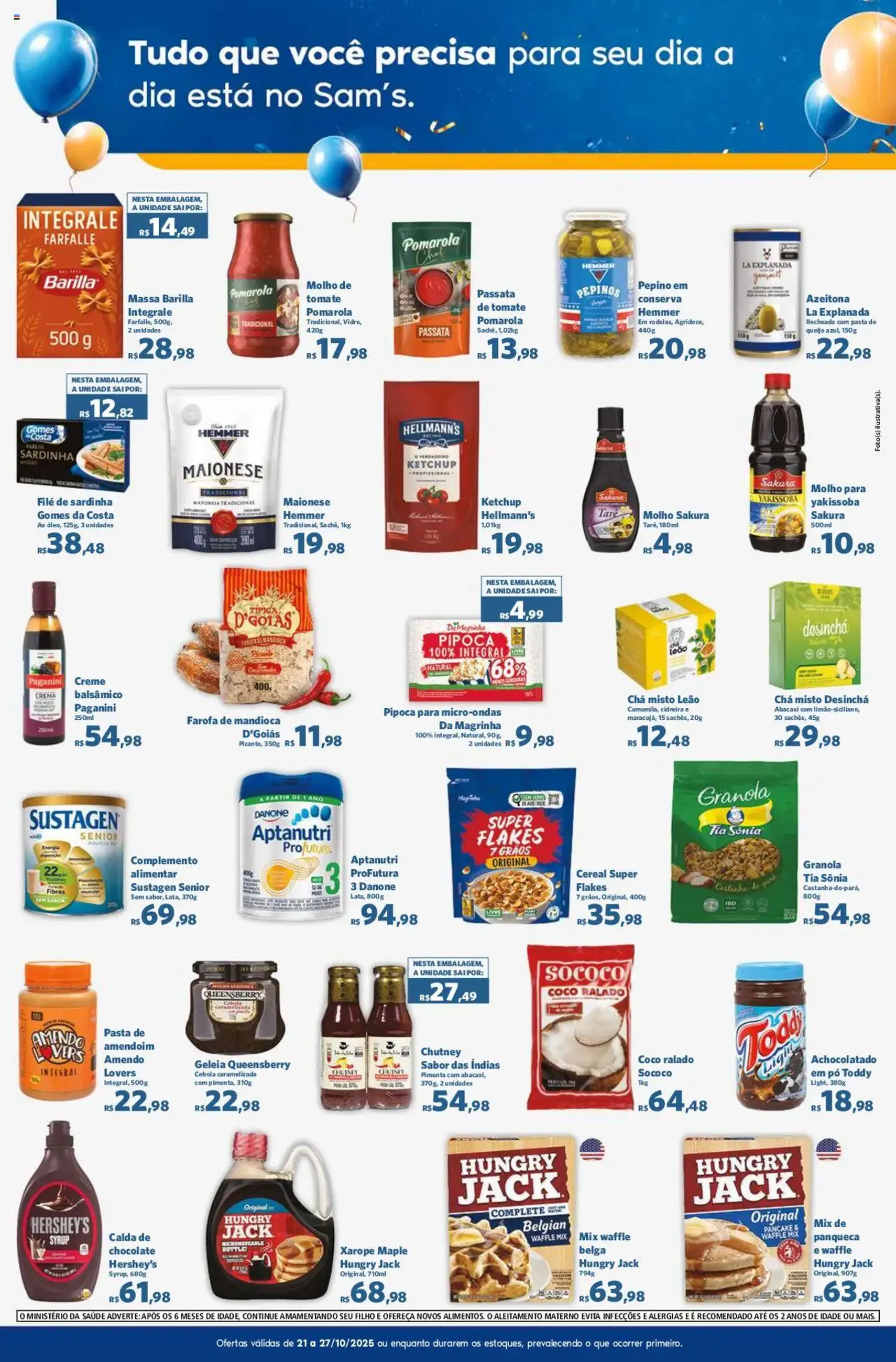 Sam's Club - Ofertas Aniversário - folheto válido a partir de 21/10/2025 página 4 de 15 Sam's Club - Ofertas Aniversário - folheto válido a partir de 21/10/2025 página 4 de 15
