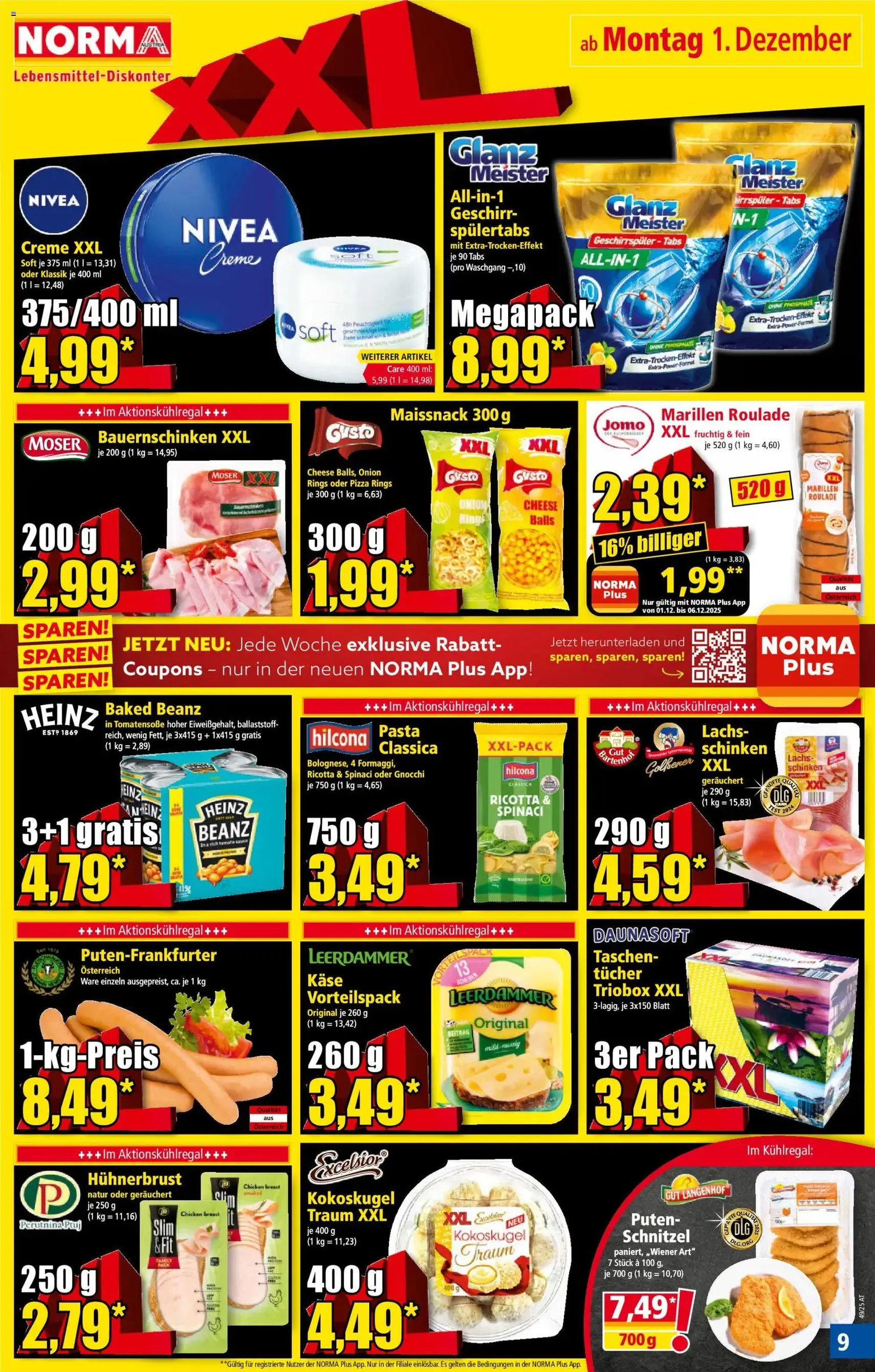 Norma Flugblatt - Gültiger Prospekt ab 01.12.2025, Seite 9 von insgesamt 22