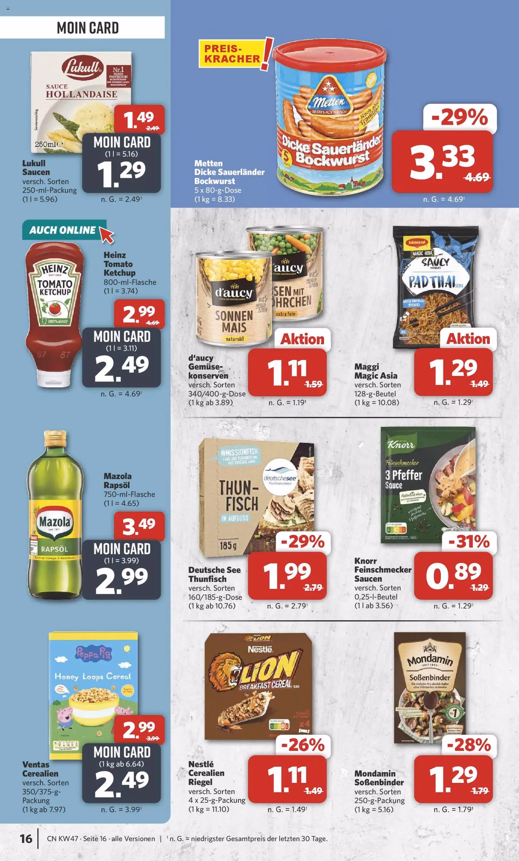 Combi Prospekt - Gültiger Prospekt ab 17.11.2025, Seite 16 von insgesamt 33