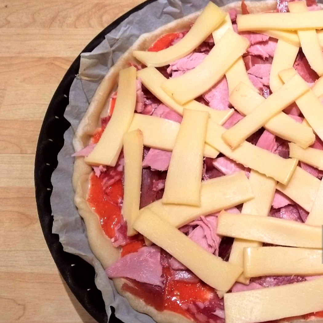 Raclette-Pizza