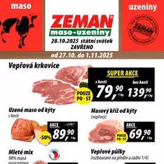 Prodejny Zeman leták - náhled letáku platný od 27.10.2025 Prodejny Zeman leták - náhled letáku platný od 27.10.2025