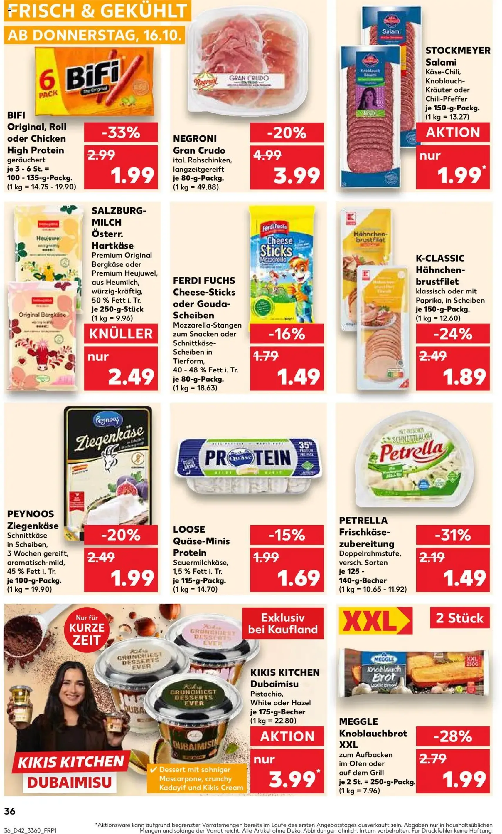 Kaufland Prospekt - Gültiger Prospekt ab 16.10.2025, Seite 36 von insgesamt 64 Kaufland Prospekt - Gültiger Prospekt ab 16.10.2025, Seite 36 von insgesamt 64