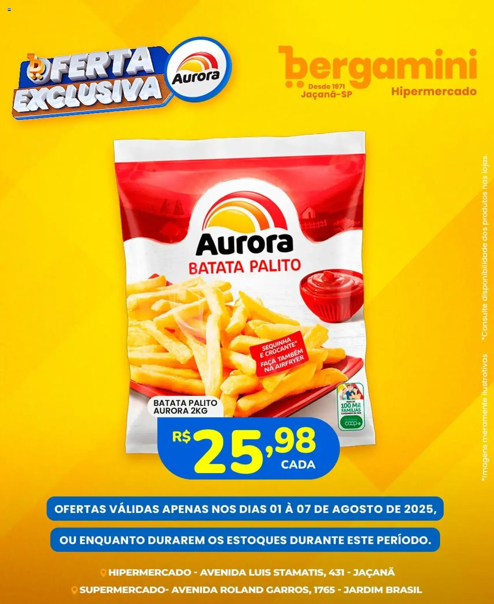 Supermercado Bergamini - Ofertas Aurora - folheto válido a partir de 01/08/2025 página 2 de 6 Supermercado Bergamini - Ofertas Aurora - folheto válido a partir de 01/08/2025 página 2 de 6