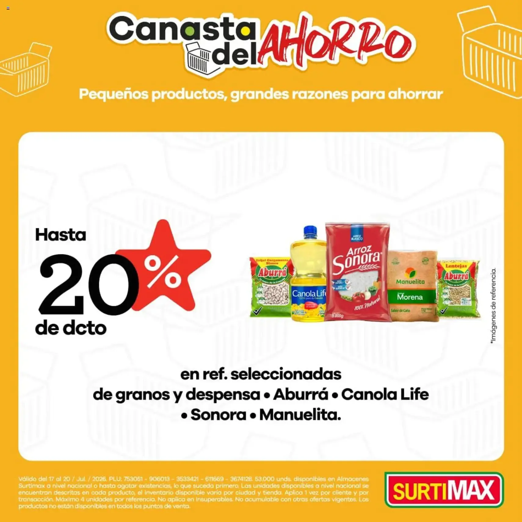 Surtimax catálogo - folleto válido desde 17/07/2026 página 4 de 4