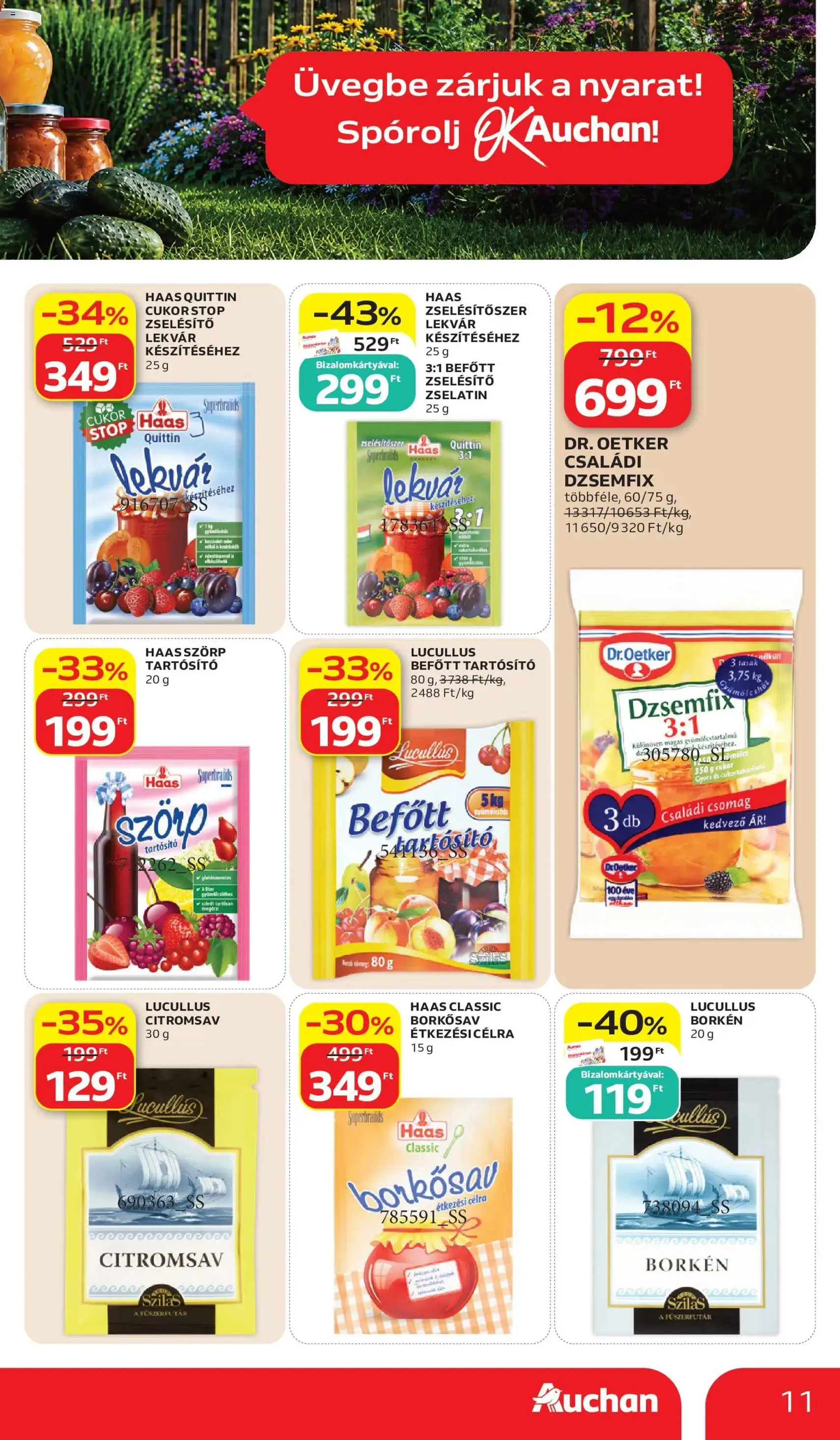 Auchan akciós újság - 2026.07.02. érvényes szórólap 11 oldal 56 oldalból
