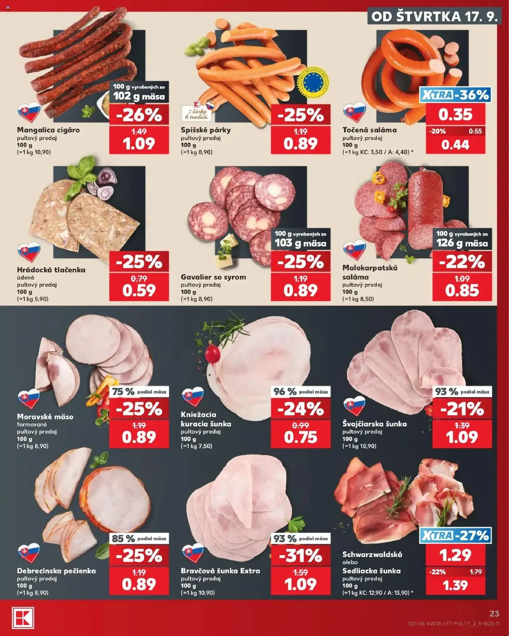 Kaufland leták - platný leták od 17.09.2026 strana 23 z 84