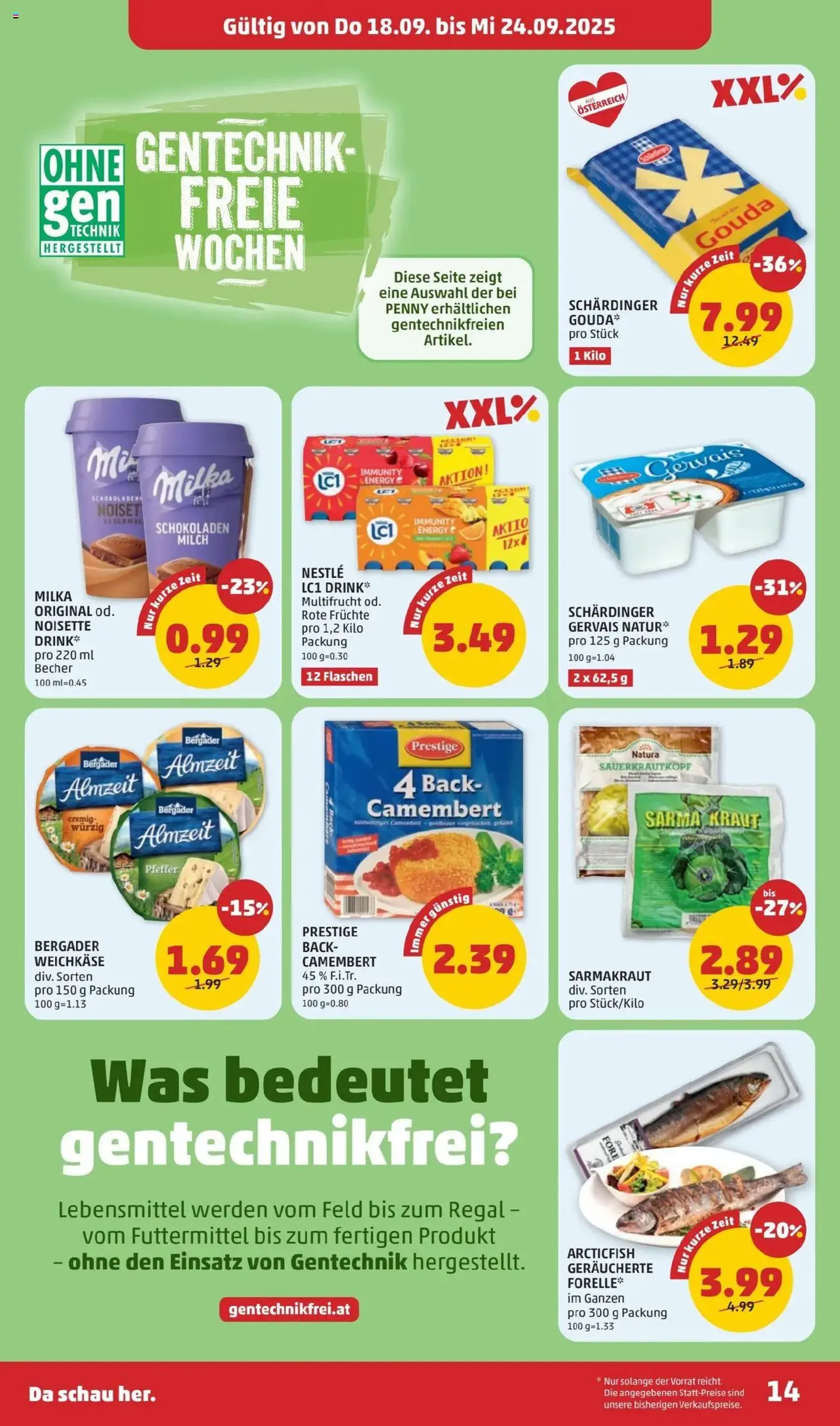 Penny Markt Flugblatt - Gültiger Prospekt ab 18.09.2025, Seite 14 von insgesamt 32