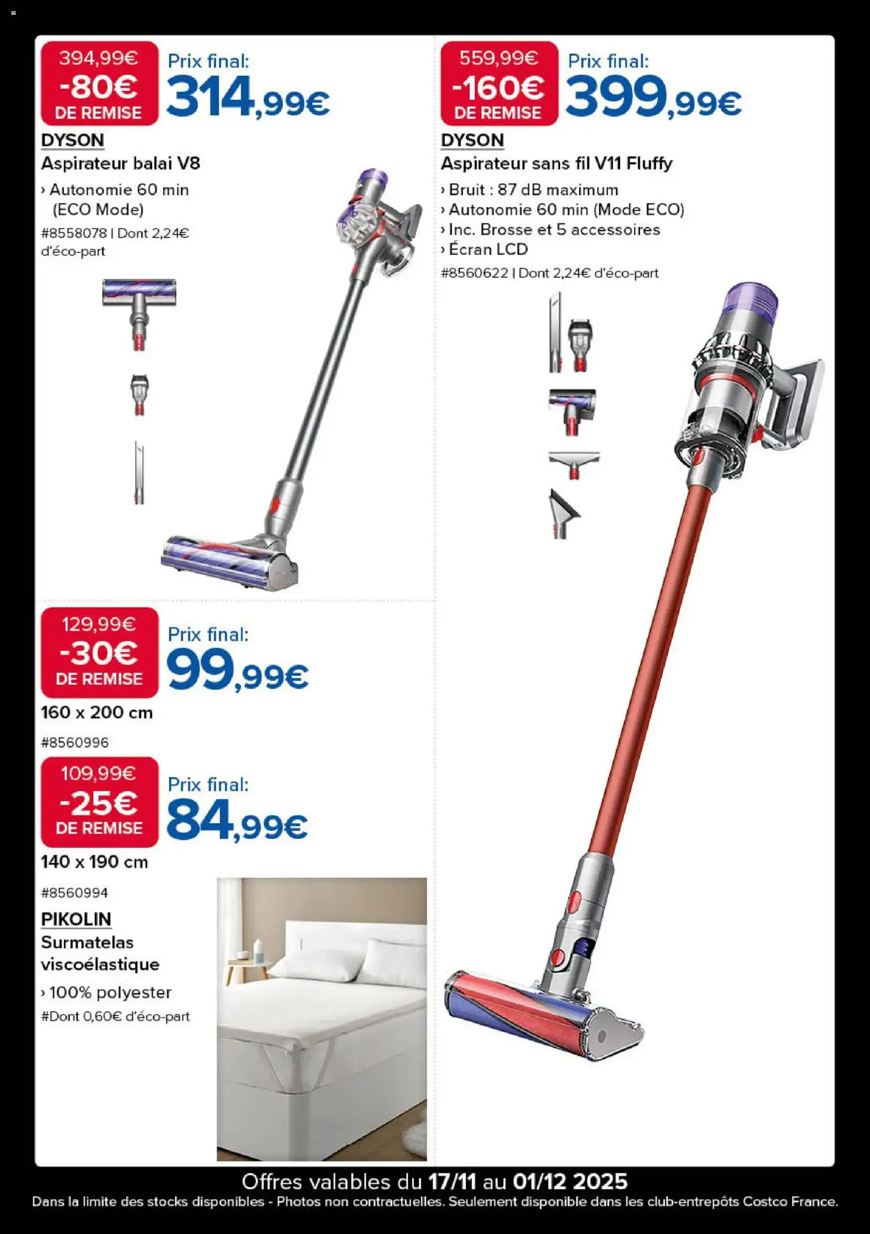 Costco Black Friday - brochure valable à partir du 17/11/2025, page 13 sur 22