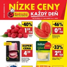 Biedronka leták - náhľad letáku platný od 17.07.2025