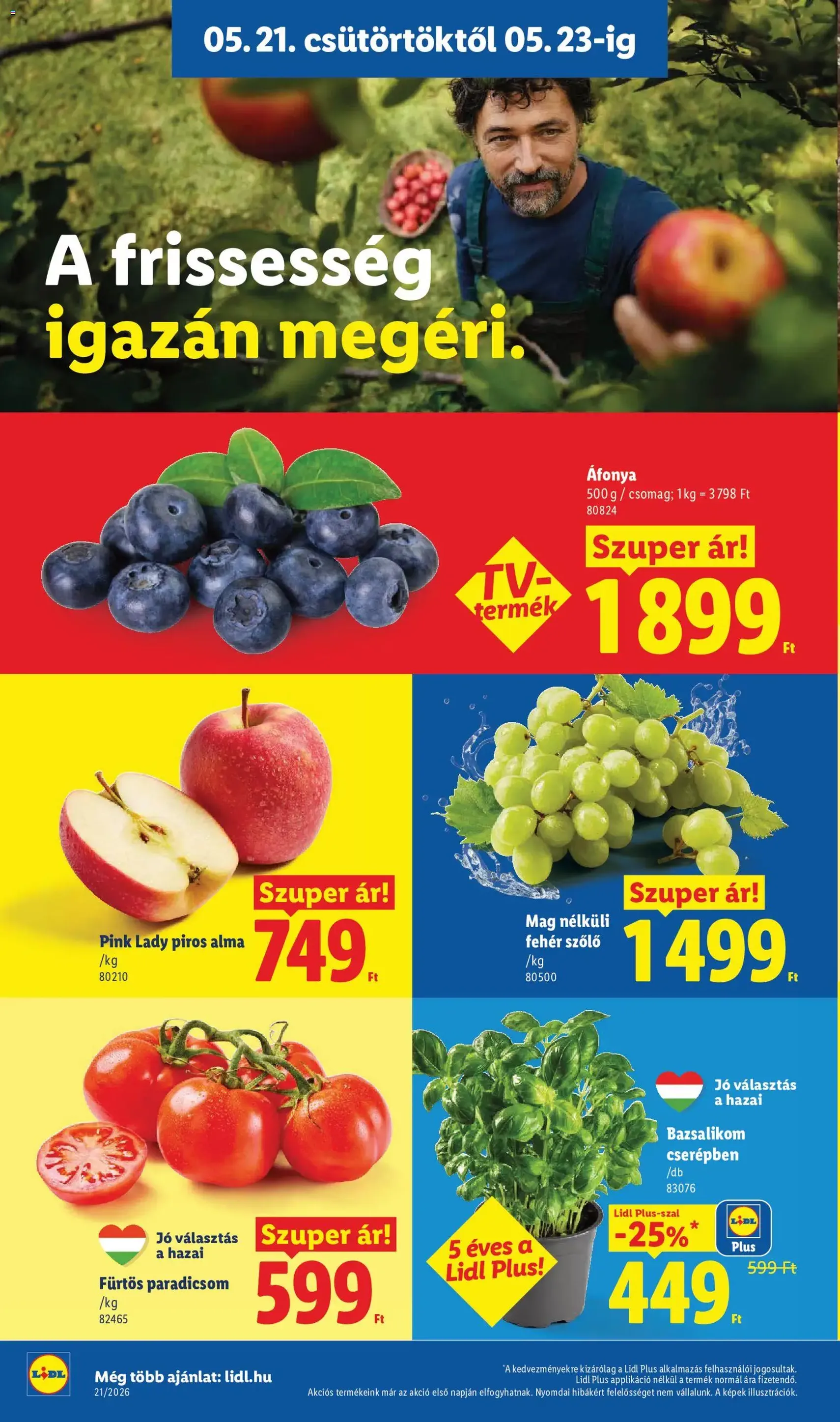 Lidl akciós újság - 2026.05.21. érvényes szórólap 6 oldal 84 oldalból