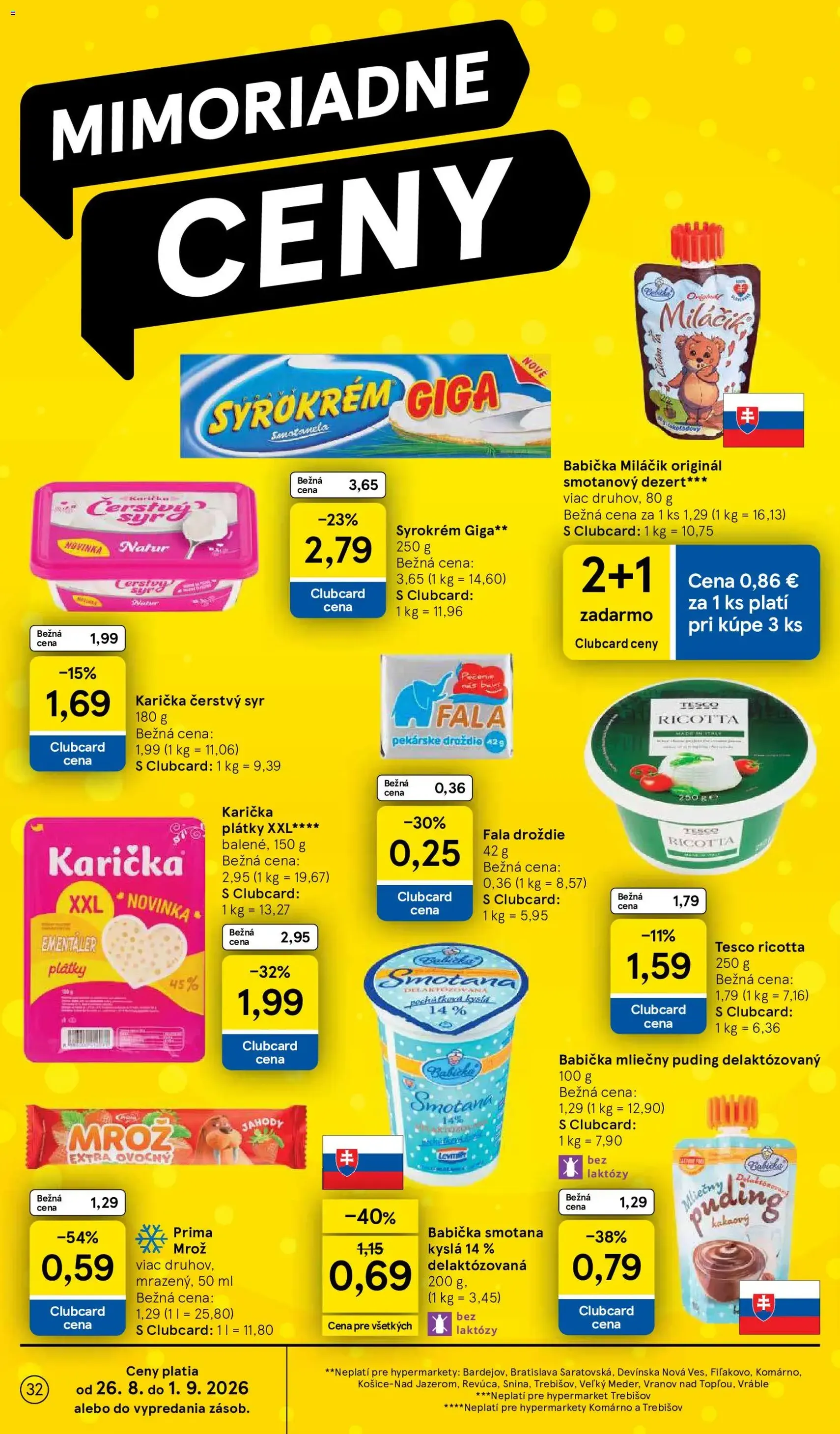 Tesco Hypermarket - leták - platný leták od 26.08.2026 strana 32 z 58