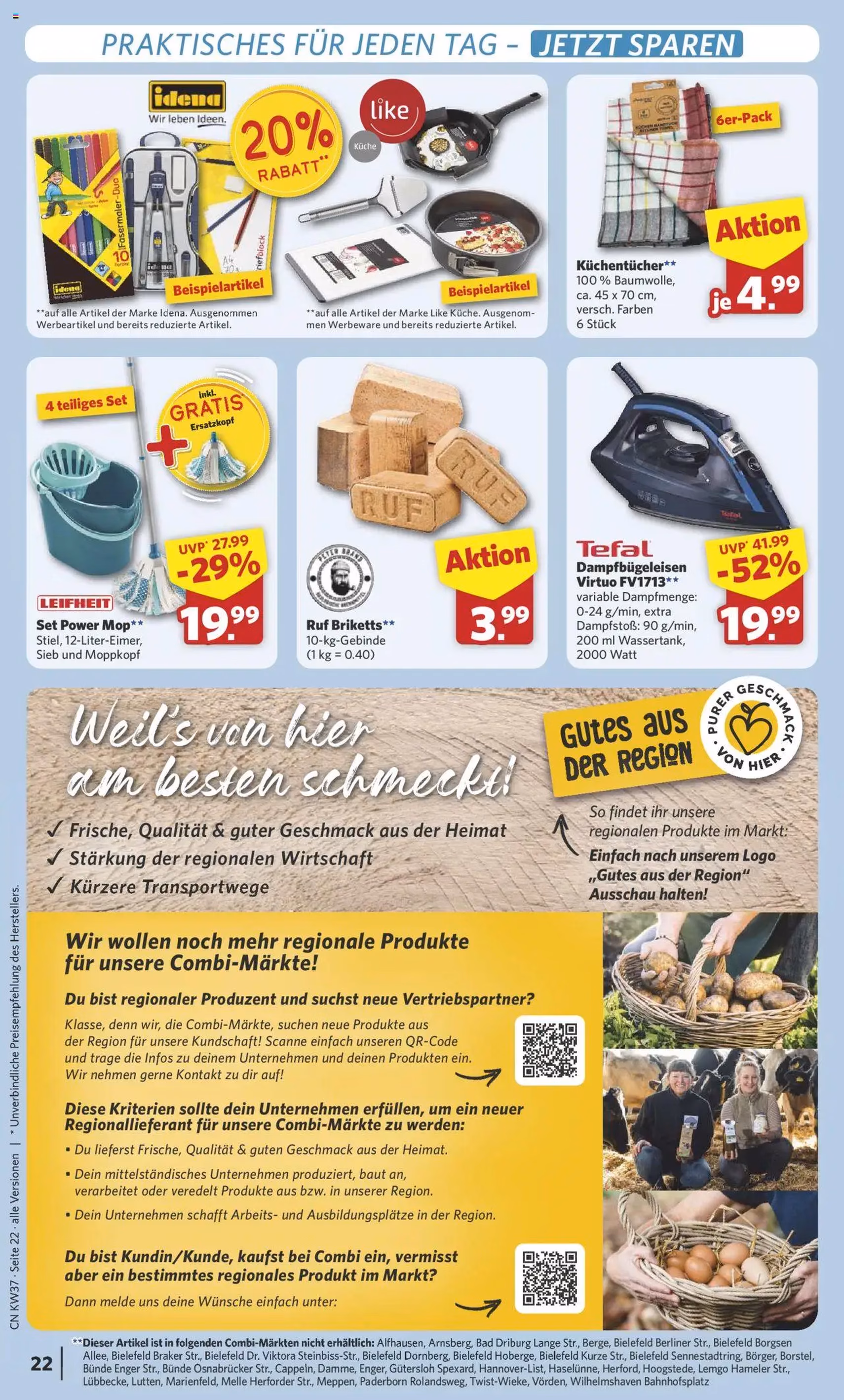 Combi Prospekt - Gültiger Prospekt ab 08.09.2025, Seite 30 von insgesamt 36 Combi Prospekt - Gültiger Prospekt ab 08.09.2025, Seite 30 von insgesamt 36