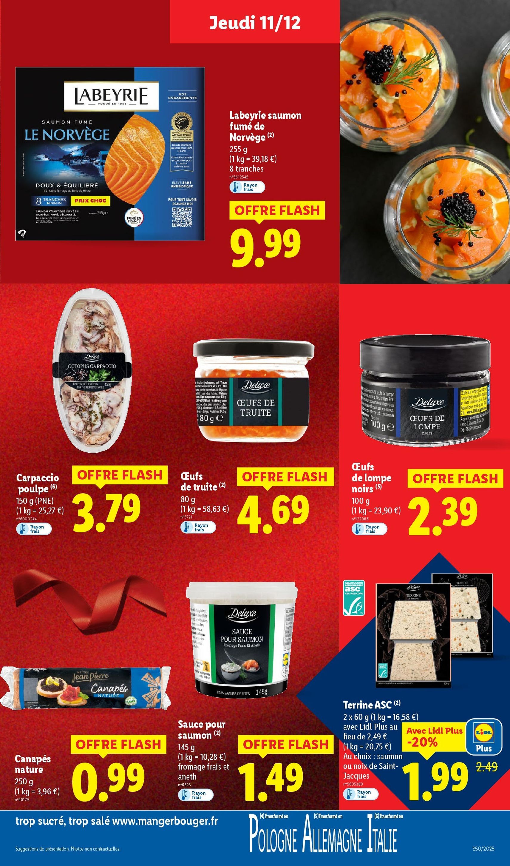 LIDL catalogue semaine 50 - brochure valable à partir du 11/12/2025, page 29 sur 88