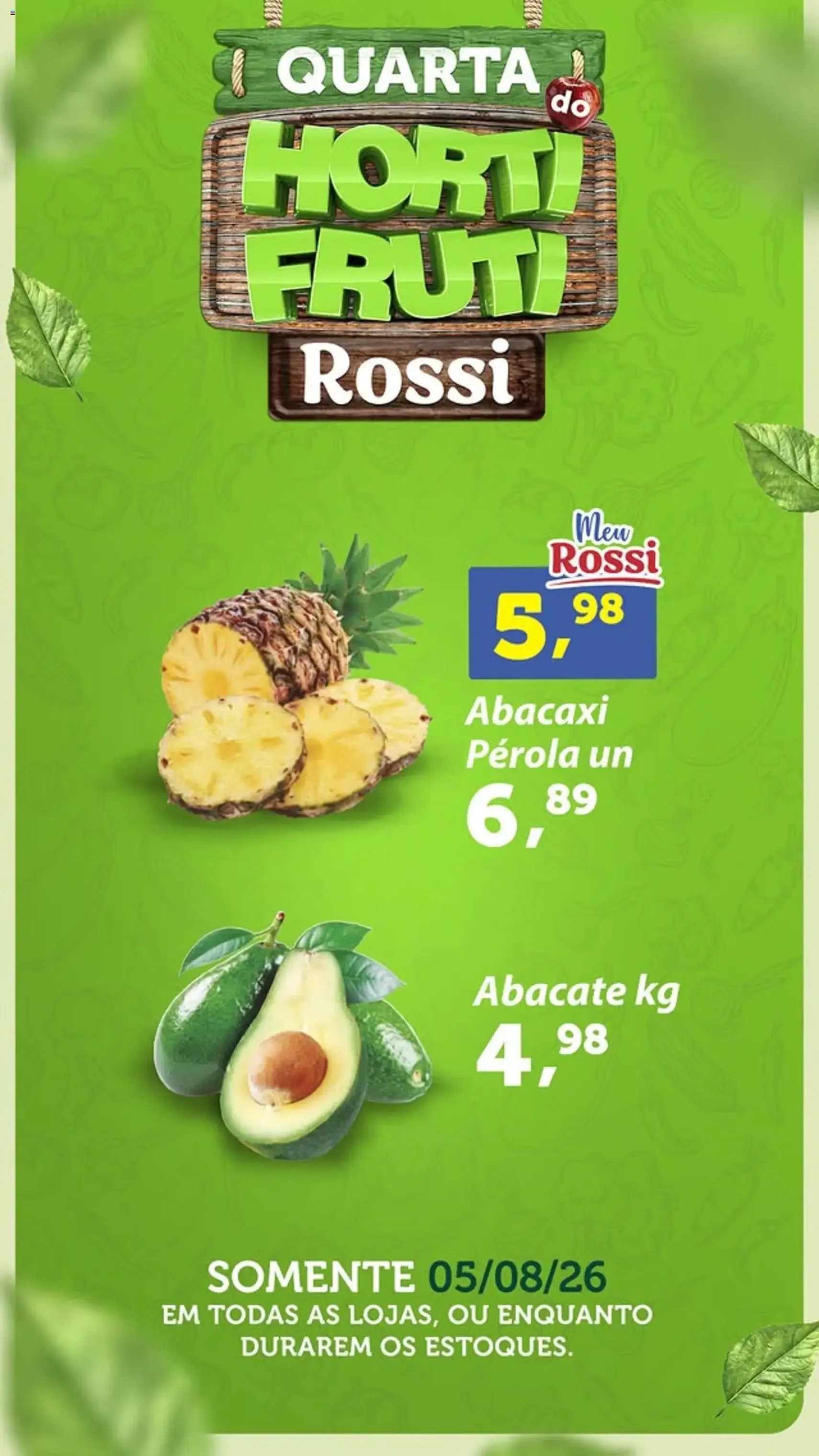 Rossi Supermercados ofertas Hortifruti - folheto válido a partir de 05/08/2026 página 2 de 5