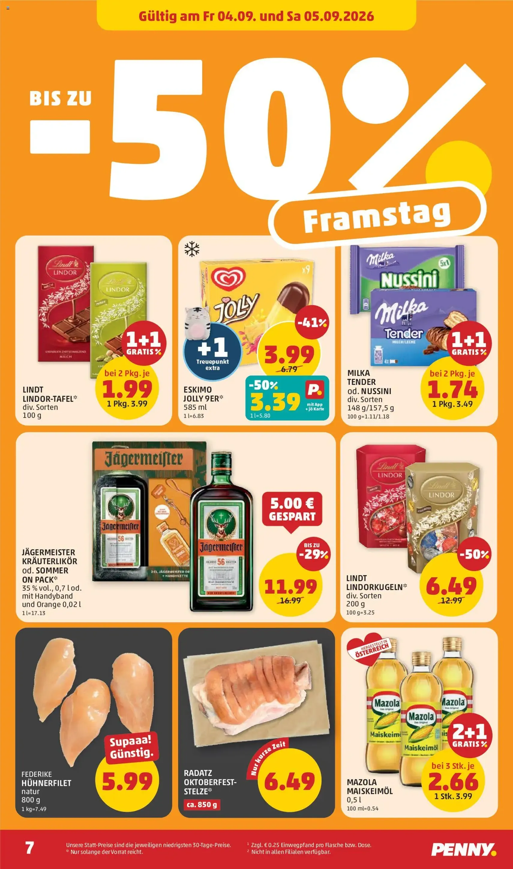 Penny Markt Flugblatt - Gültiger Prospekt ab 03.09.2026, Seite 7 von insgesamt 32