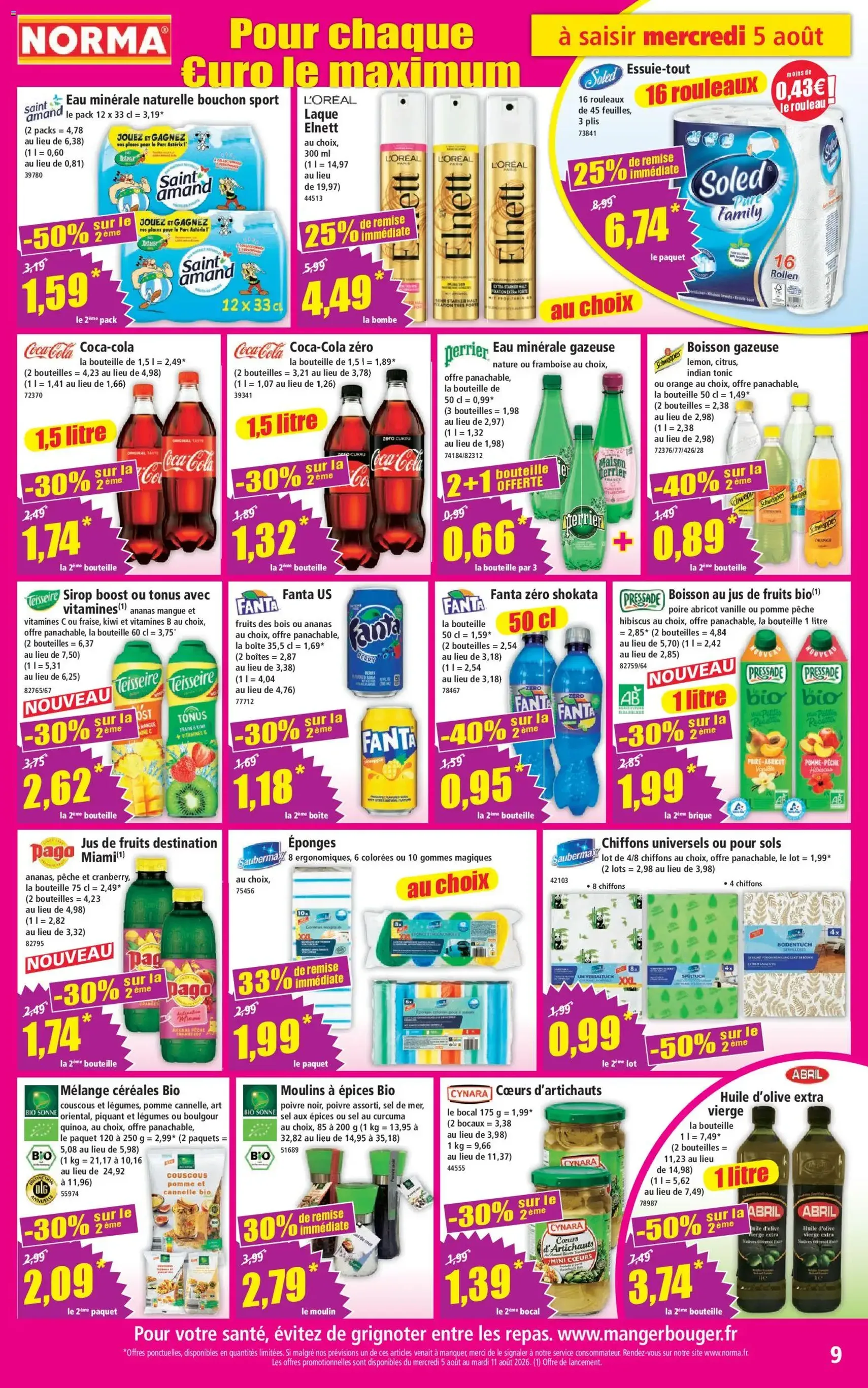 Norma catalogue - brochure valable à partir du 05/08/2026, page 9 sur 12