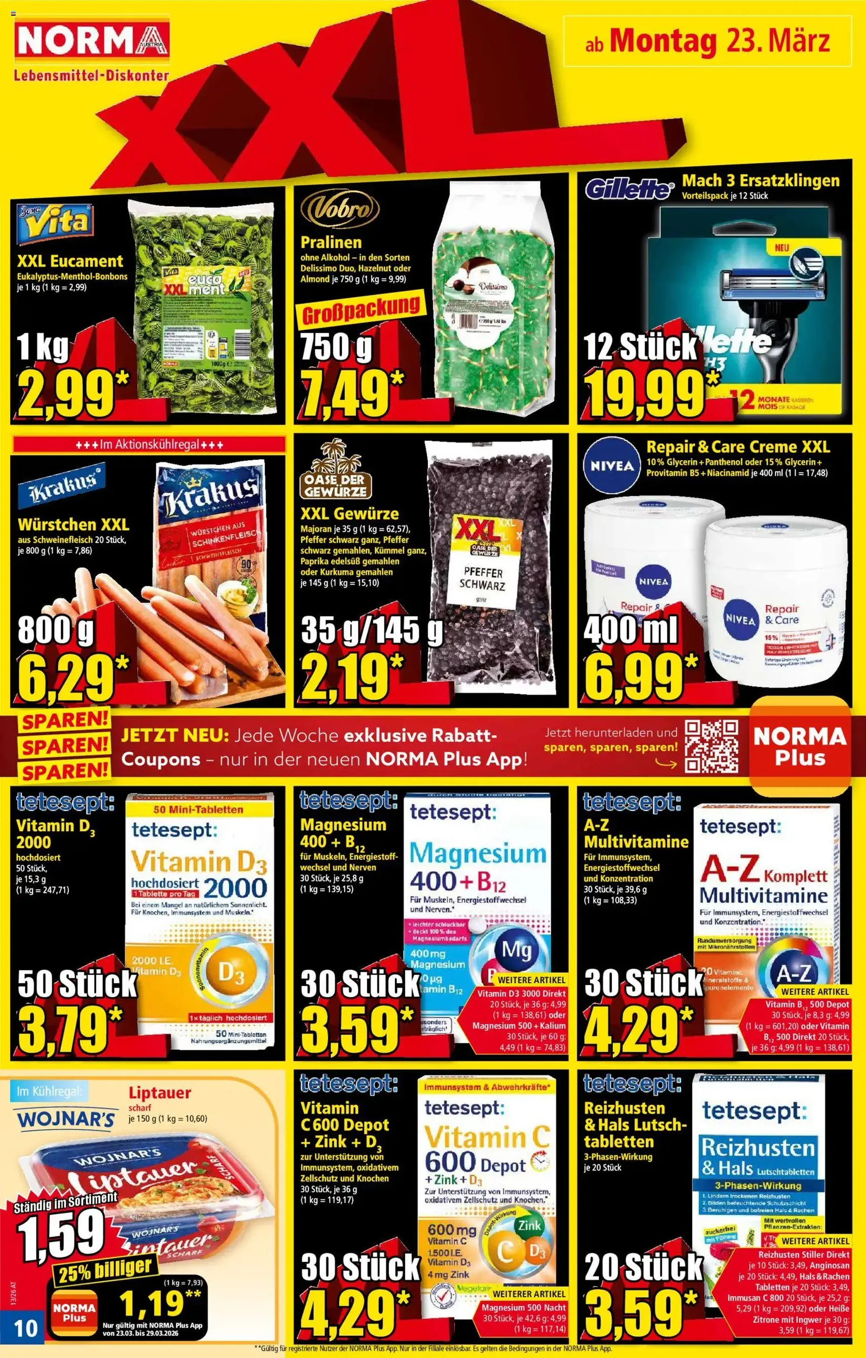Norma Flugblatt - Gültiger Prospekt ab 23.03.2026, Seite 10 von insgesamt 20