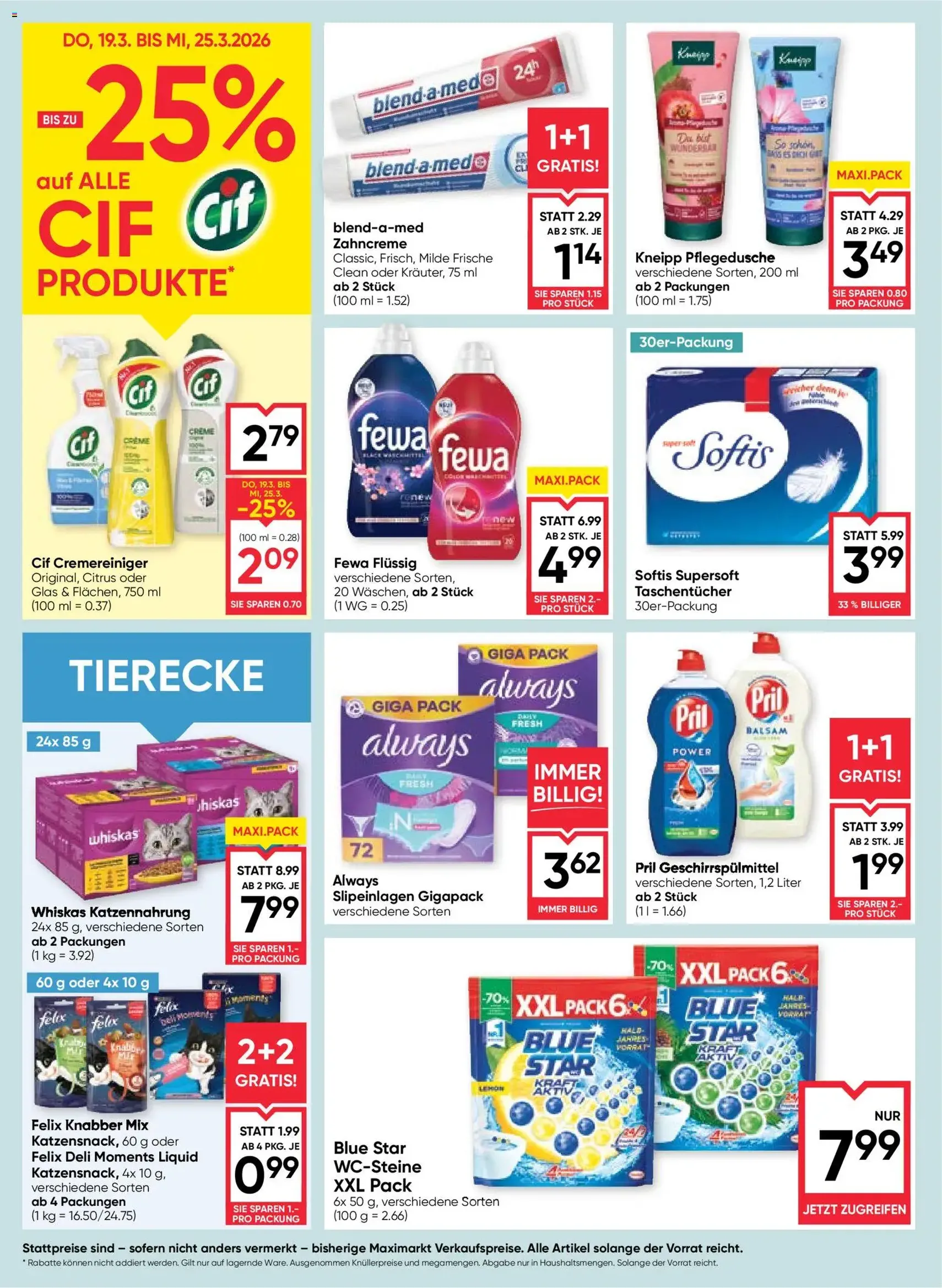 Maximarkt Flugblatt - Gültiger Prospekt ab 19.03.2026, Seite 16 von insgesamt 24