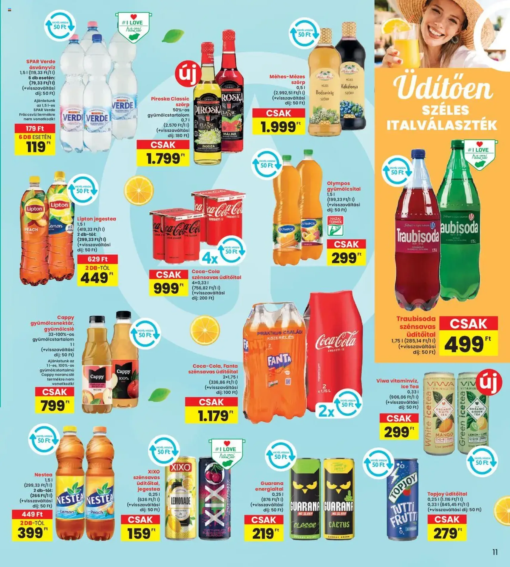Interspar Akciós újság - 2025.07.31. érvényes szórólap 11 oldal 19 oldalból Interspar Akciós újság - 2025.07.31. érvényes szórólap 11 oldal 19 oldalból