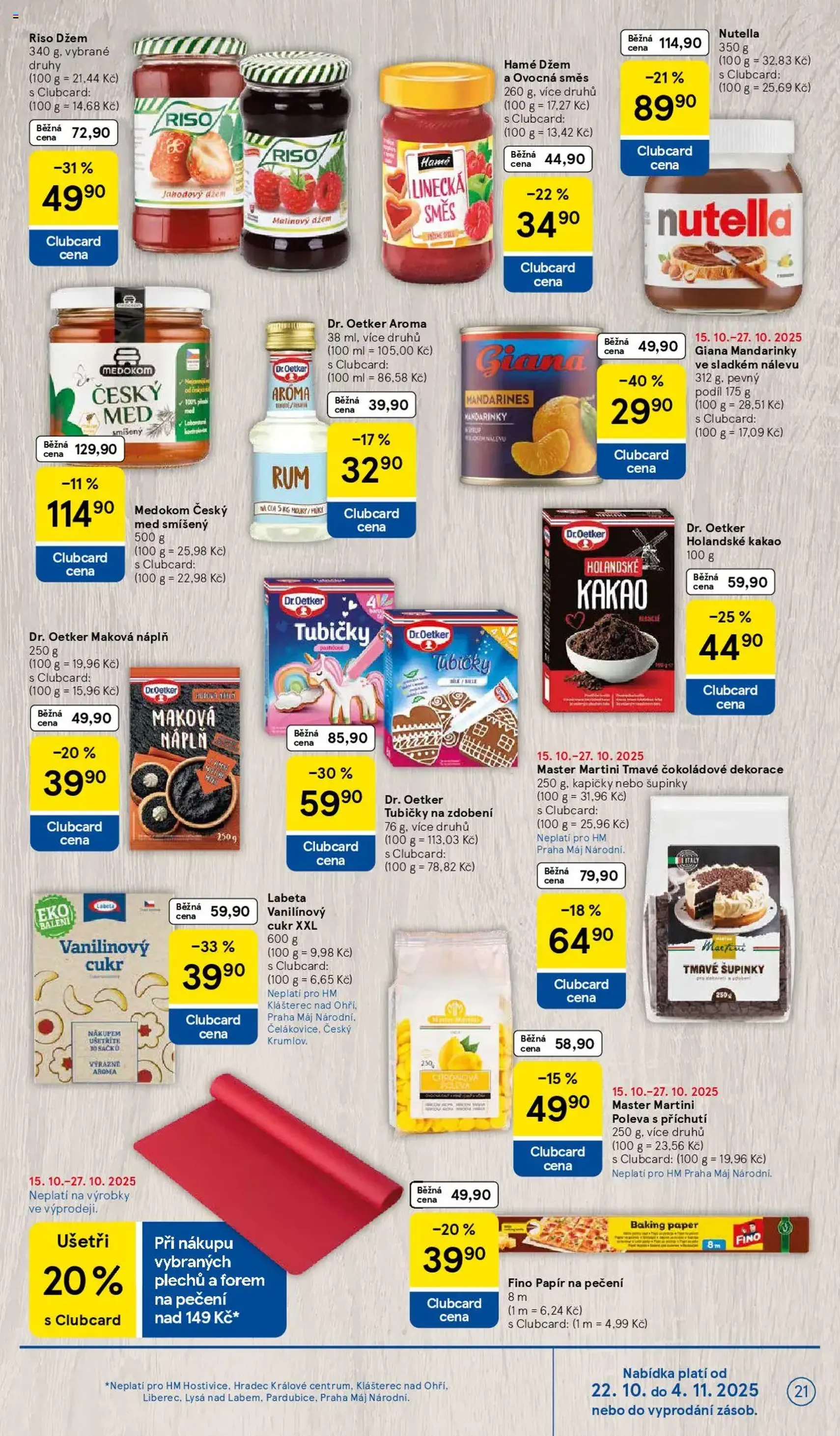 Tesco leták - Hypermarket - platný leták od 22.10.2025 strana 21 z 30 Tesco leták - Hypermarket - platný leták od 22.10.2025 strana 21 z 30