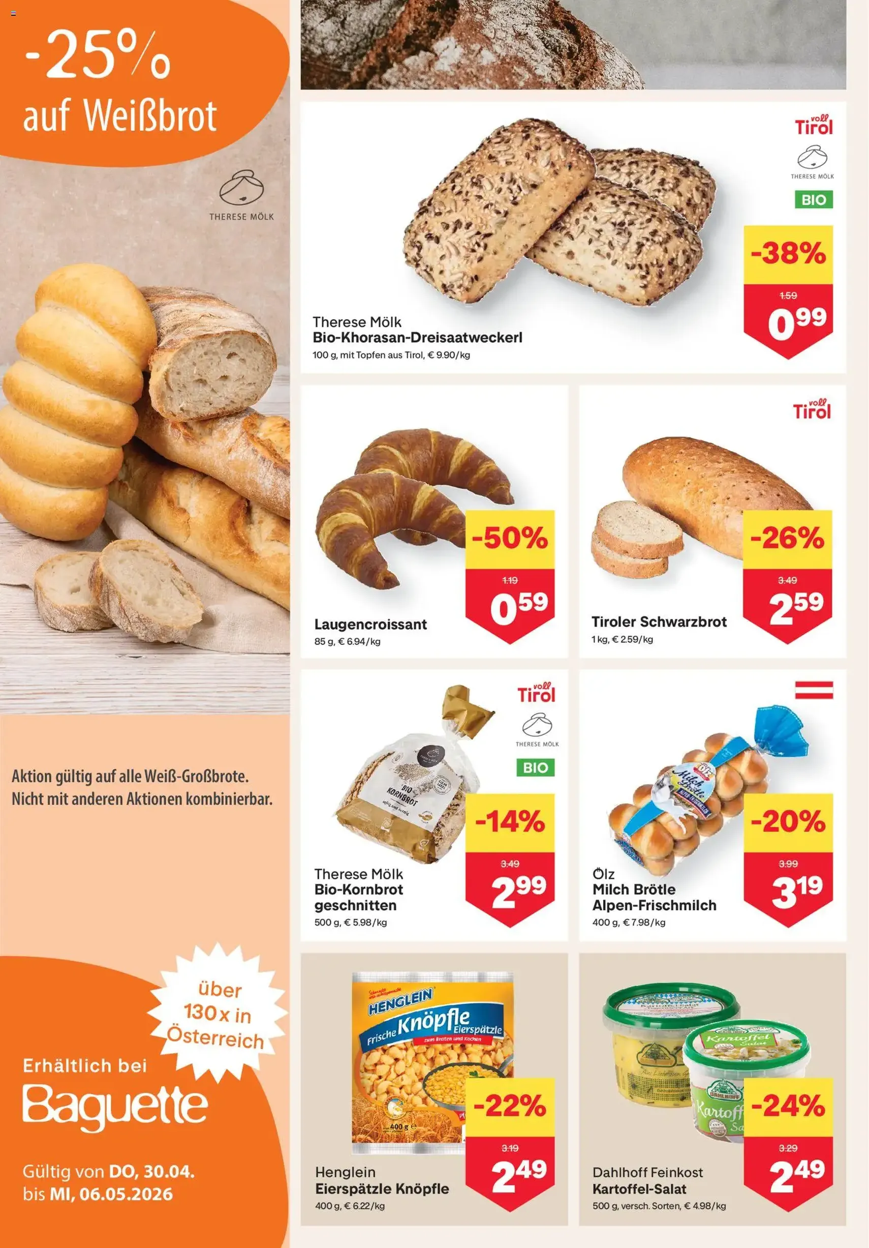 MPREIS Flugblatt - Gültiger Prospekt ab 30.04.2026, Seite 4 von insgesamt 17