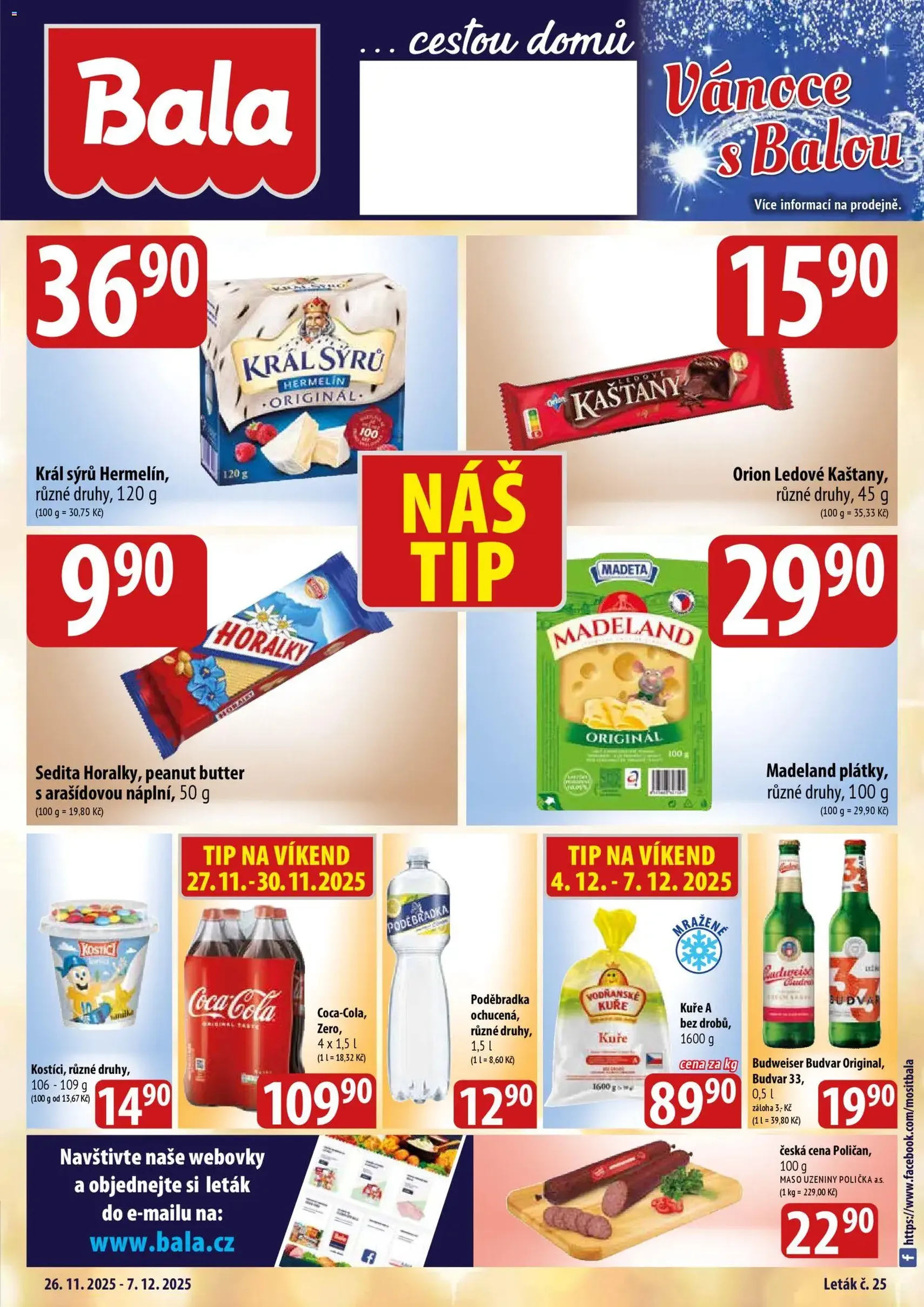 BALA velký leták - platný leták od 26.11.2025 strana 1 z 6
