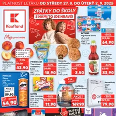 Kaufland leták - náhled letáku platný od 27.08.2025