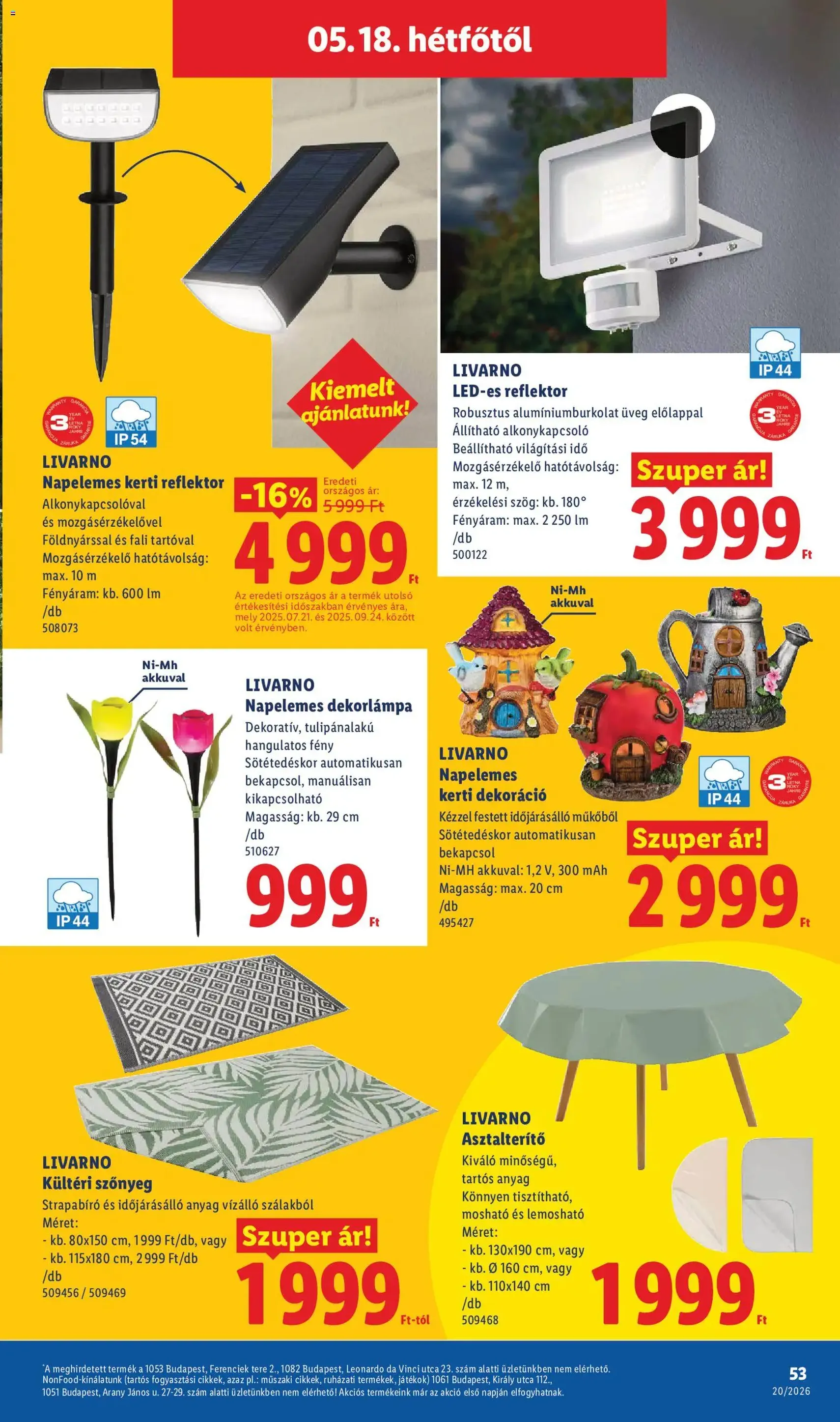 Lidl akciós újság - 2026.05.14. érvényes szórólap 53 oldal 68 oldalból