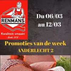 Renmans folder / publicité - voorvertoning van de folder geldig vanaf 06/03/2026
