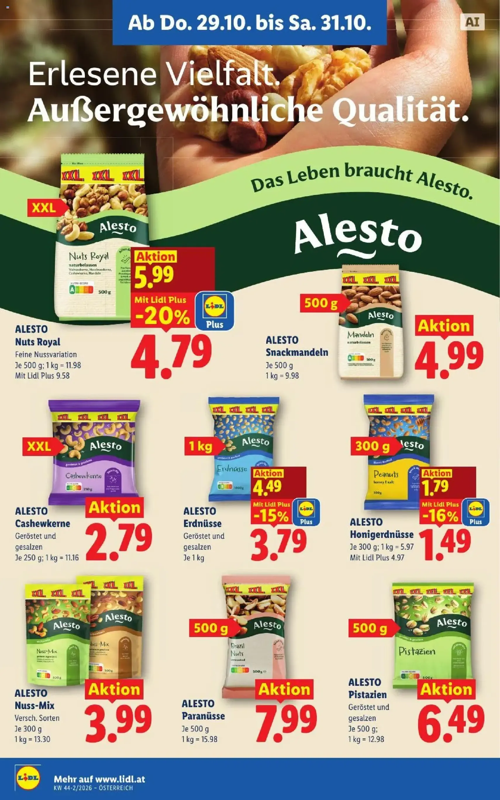 Lidl Flugblatt - Gültiger Prospekt ab 29.10.2026, Seite 16 von insgesamt 50