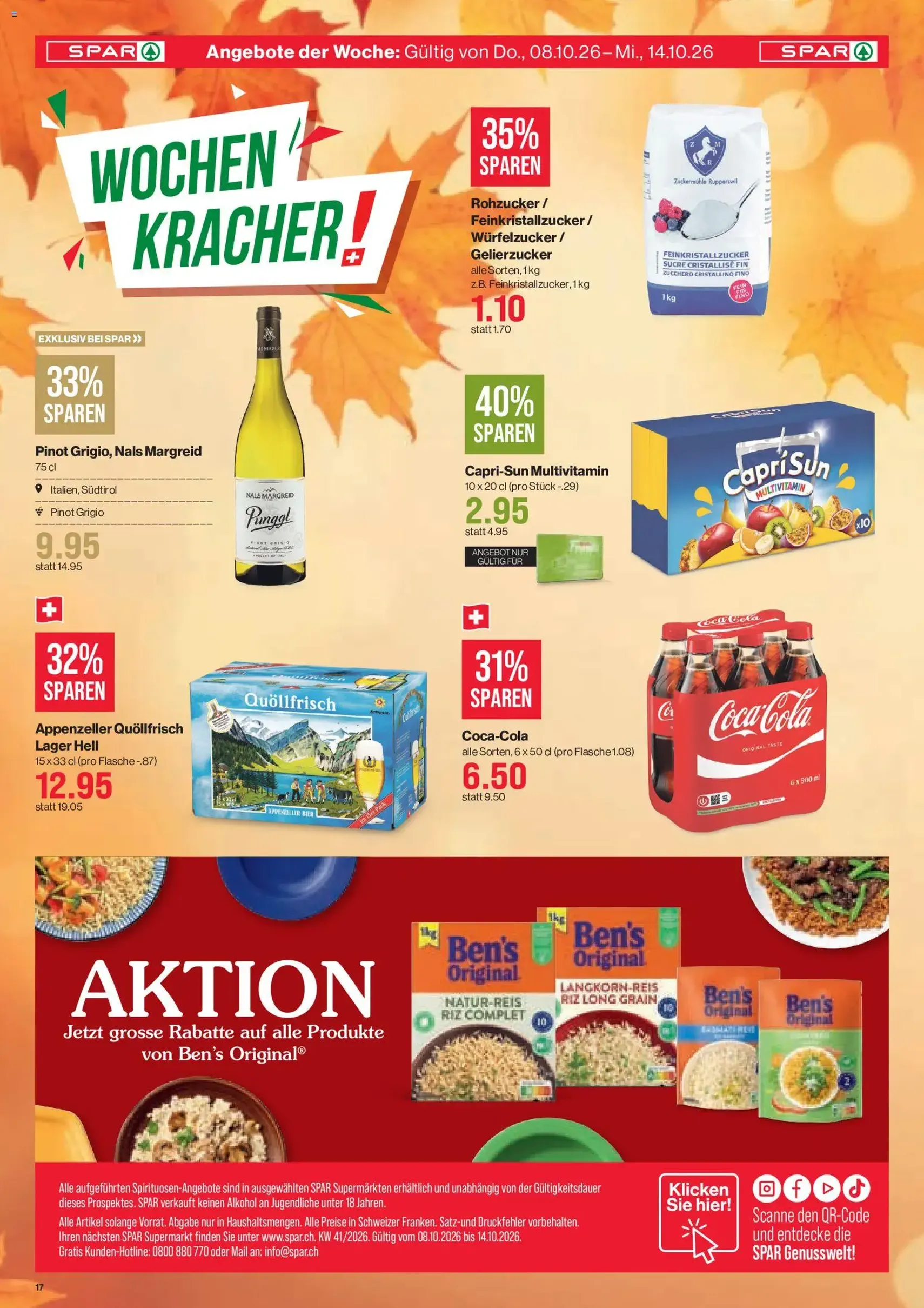 SPAR aktionen - Gültiger Prospekt ab 08.10.2026, Seite 17 von insgesamt 17