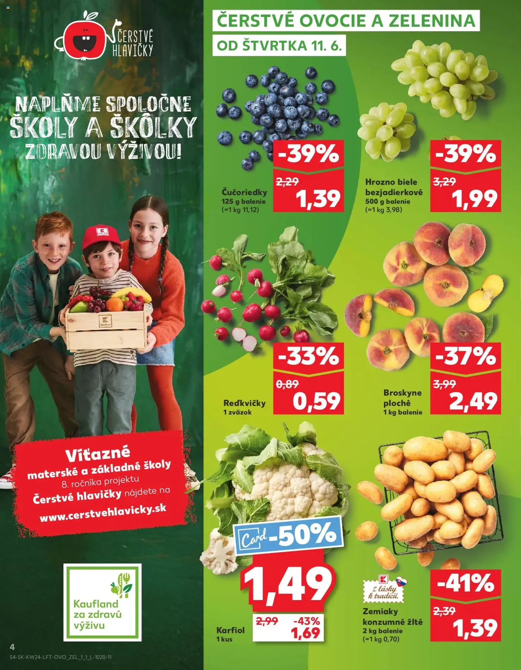 Kaufland SK akciós újság - 2026.06.11. érvényes szórólap 4 oldal 78 oldalból
