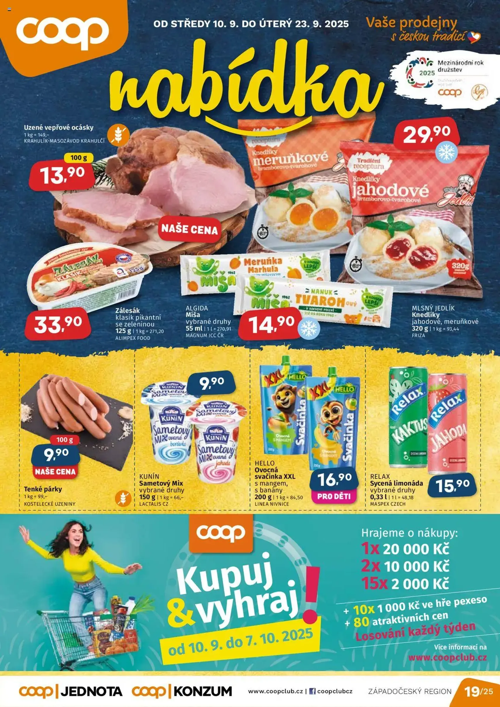 Coop leták - Západočeský region - platný leták od 10.09.2025 strana 1 z 4
