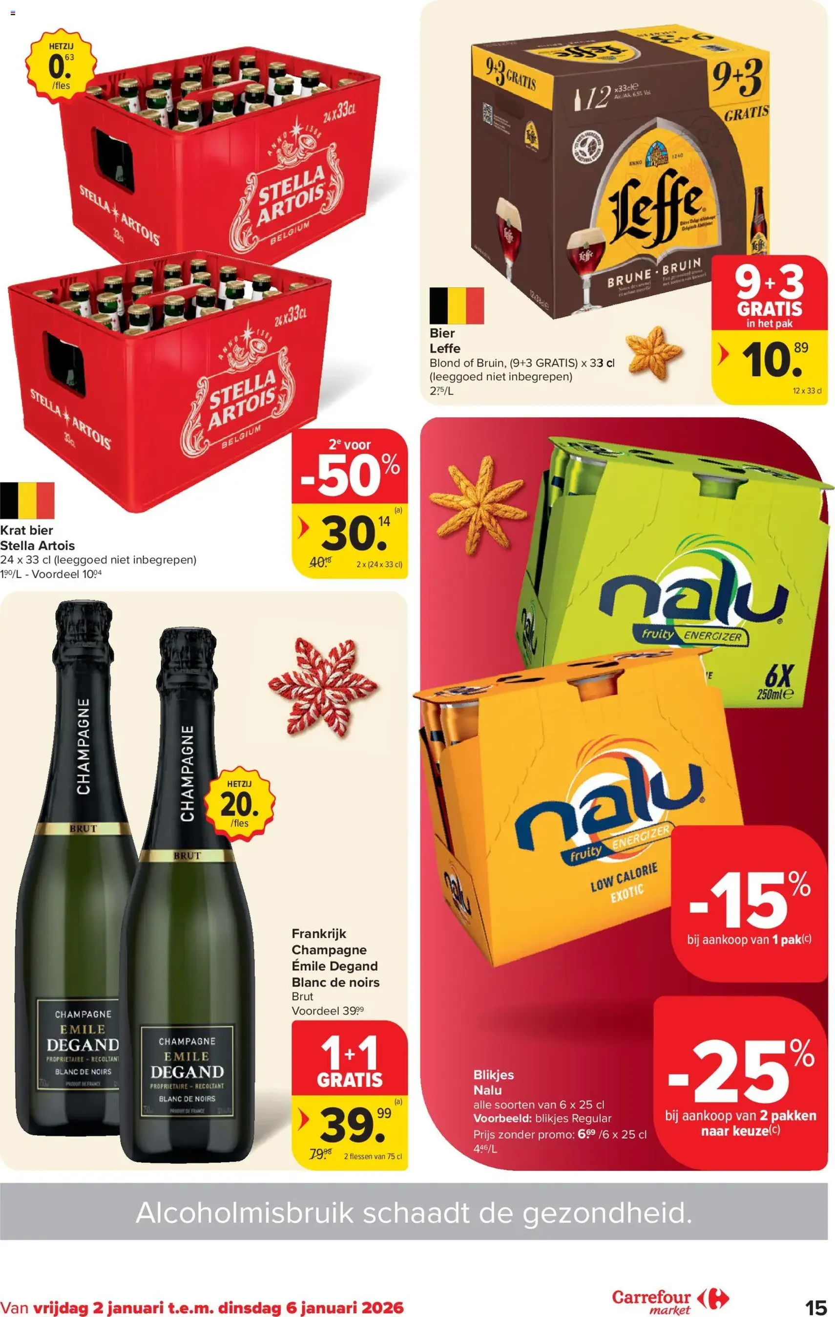 Carrefour market folder week 1 - geldige folder vanaf 02/01/2026 pagina 15 van 20