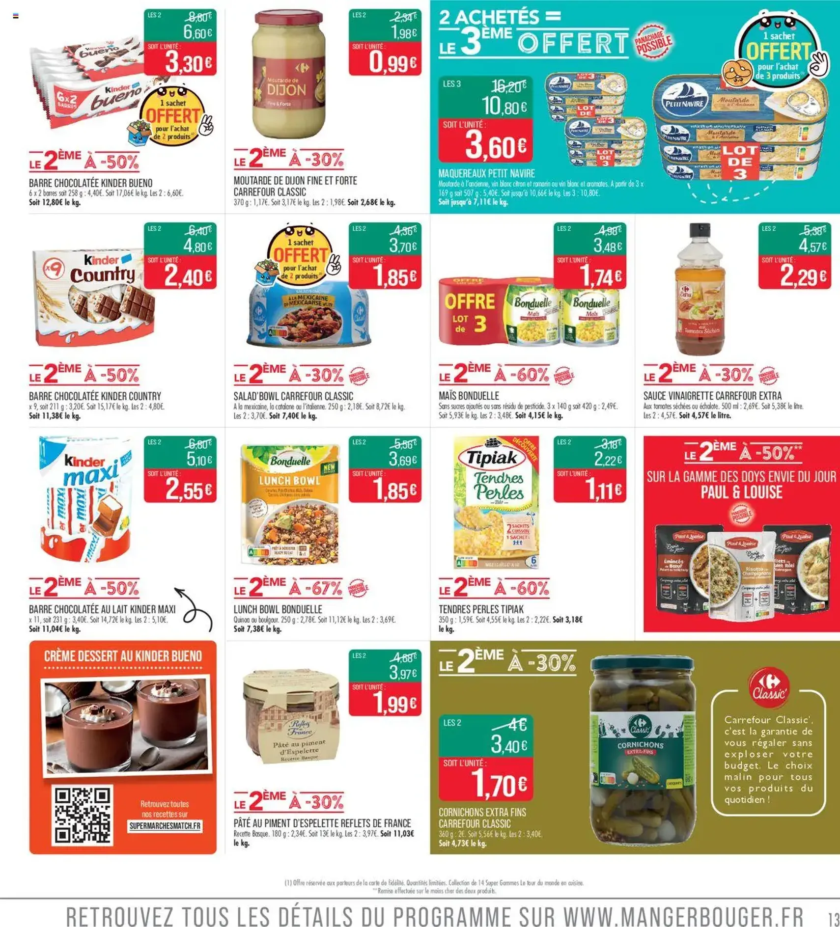 Match Supermarché catalogue - brochure valable à partir du 18/08/2025, page 13 sur 24