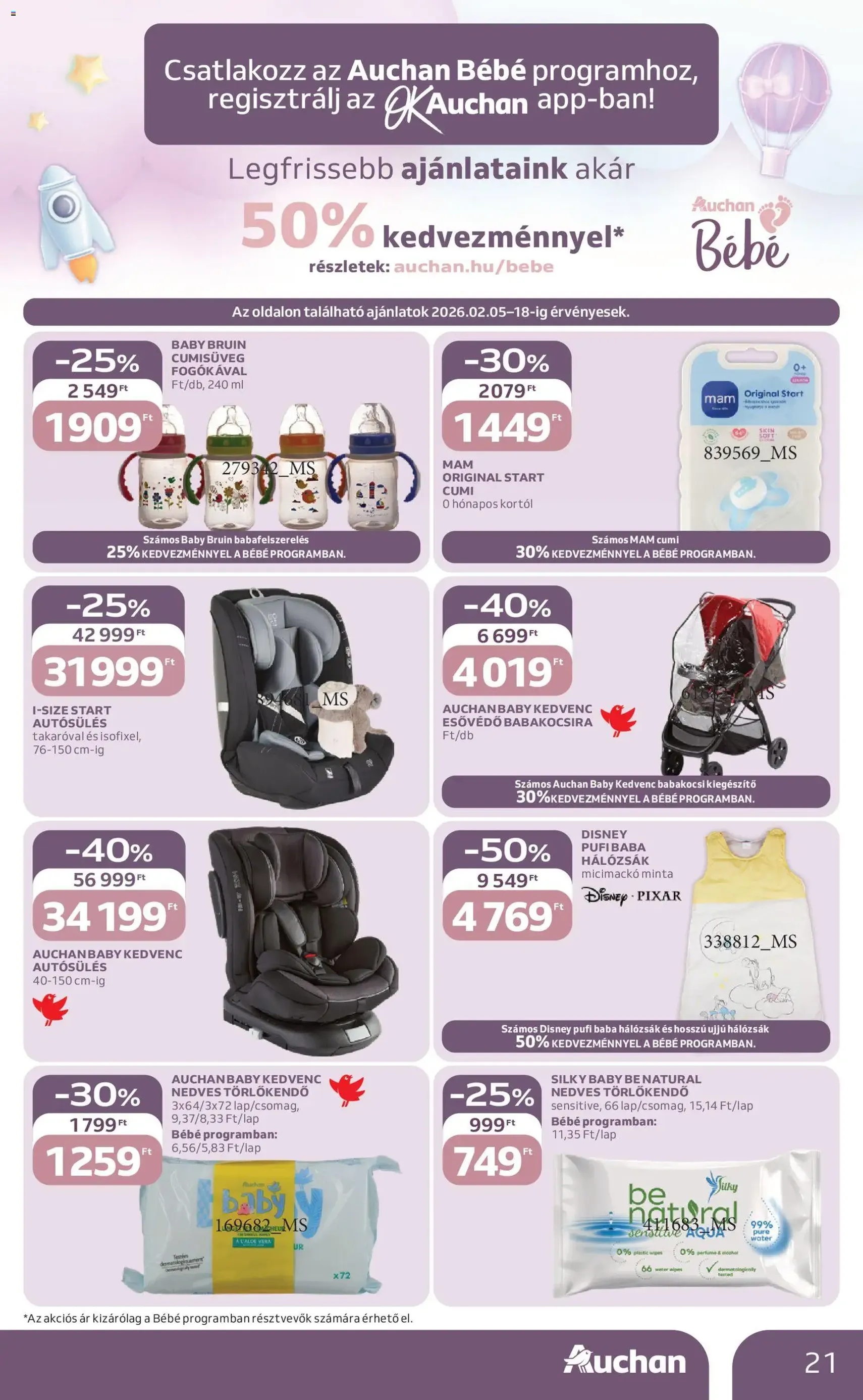Auchan Akciós újság - 2026.02.05. érvényes szórólap 21 oldal 30 oldalból