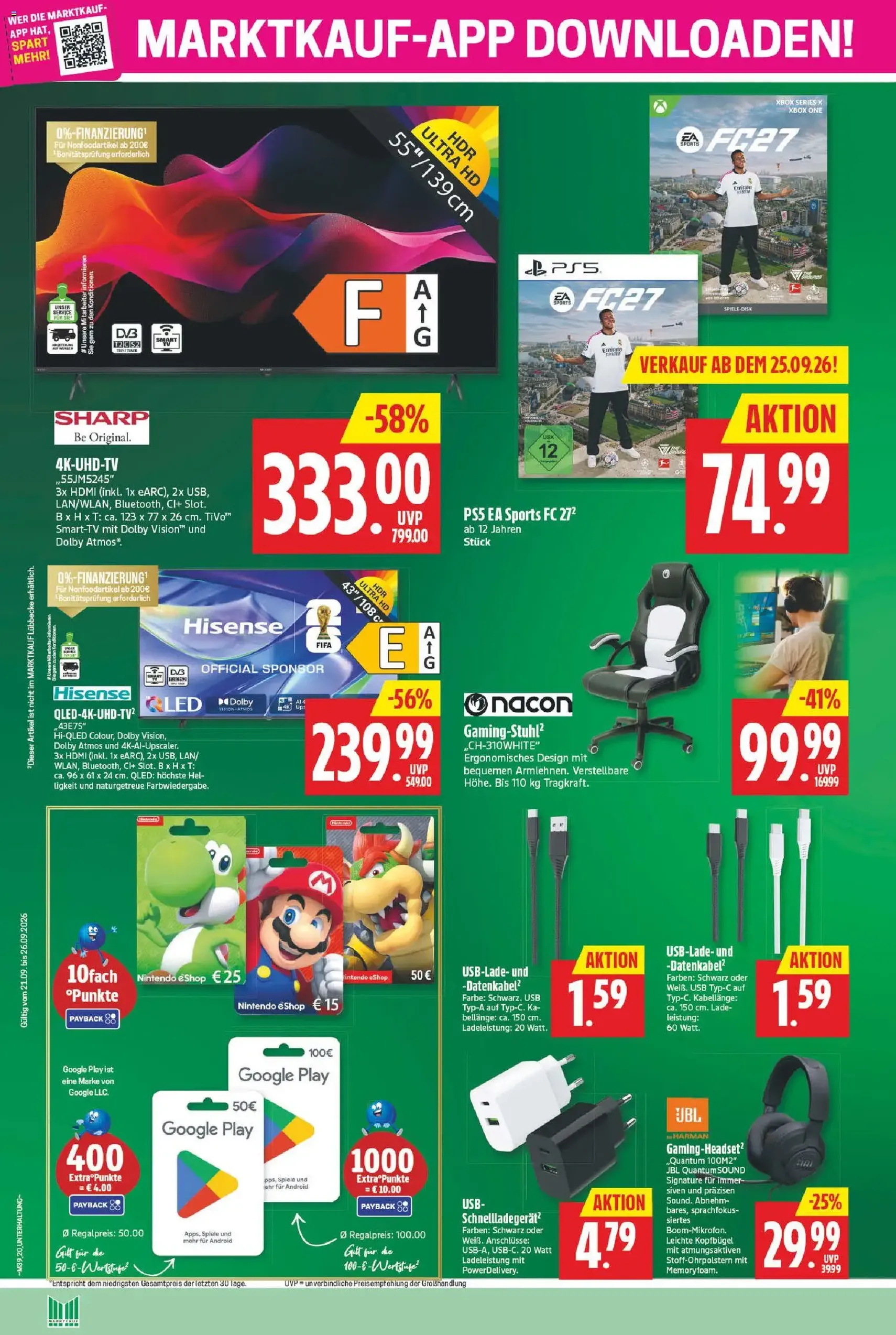 Marktkauf Prospekt - Gültiger Prospekt ab 21.09.2026, Seite 22 von insgesamt 34