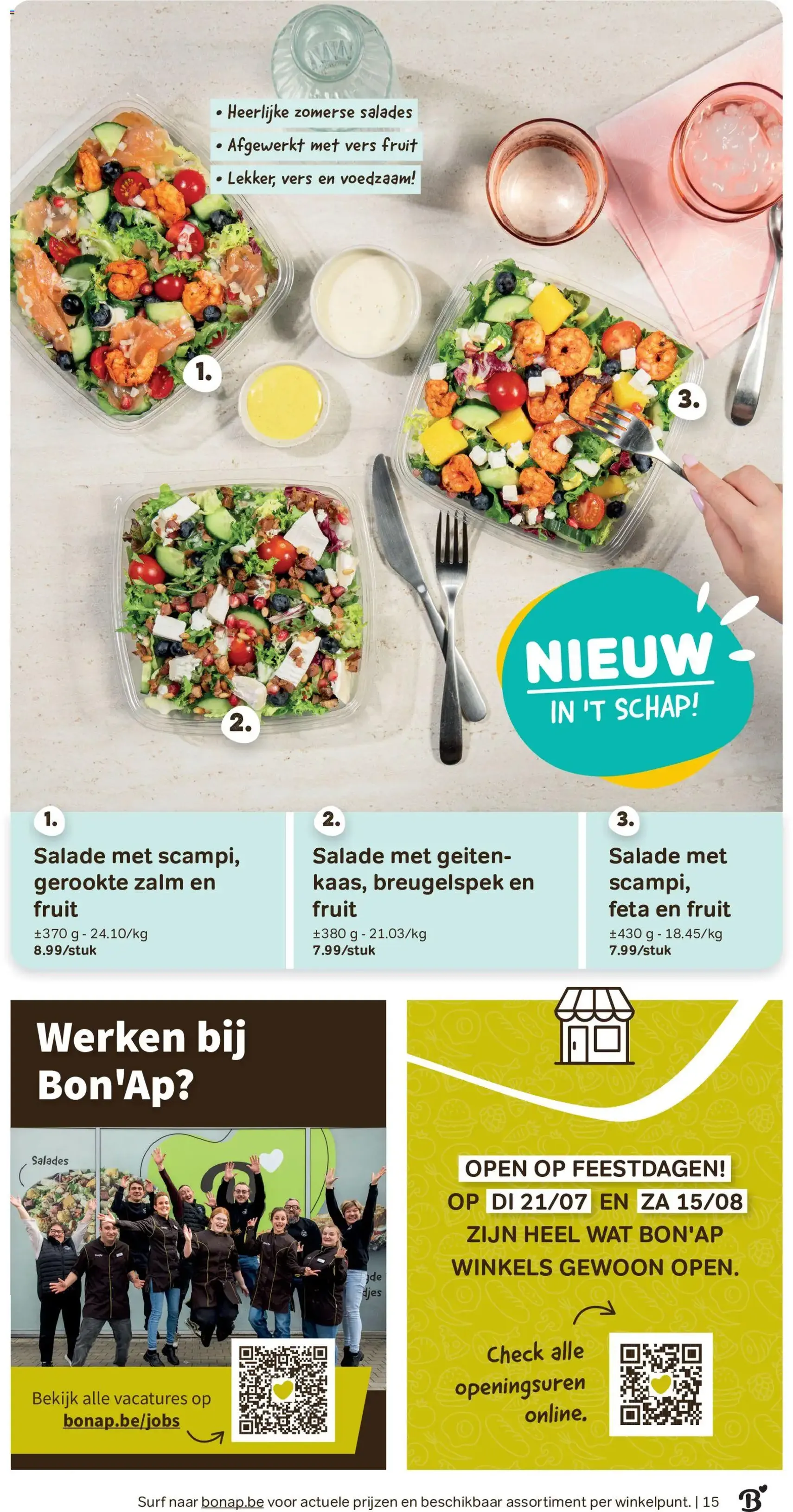 Bon Ap folder/publicité - geldige folder vanaf 22/07/2026 pagina 15 van 16