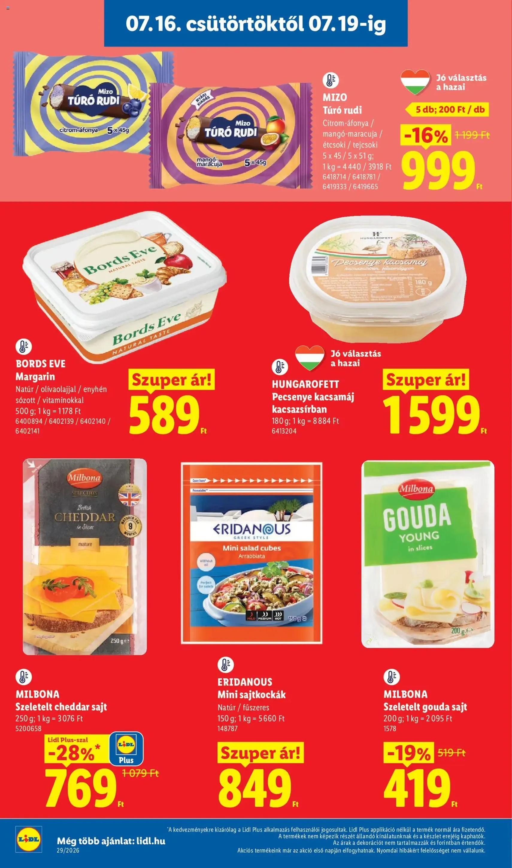 Lidl akciós újság - 2026.07.16. érvényes szórólap 14 oldal 88 oldalból
